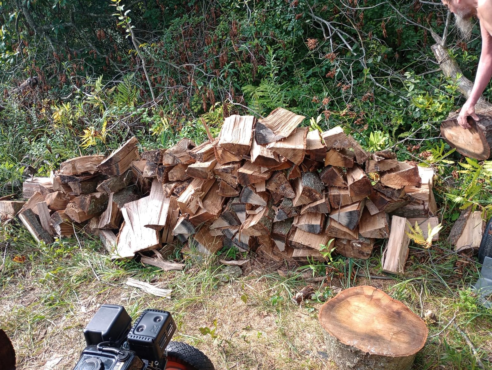 SuperHandy Hydraulic Log Splitter, 20 Ton, Firewood Wood Splitter customer photo 1