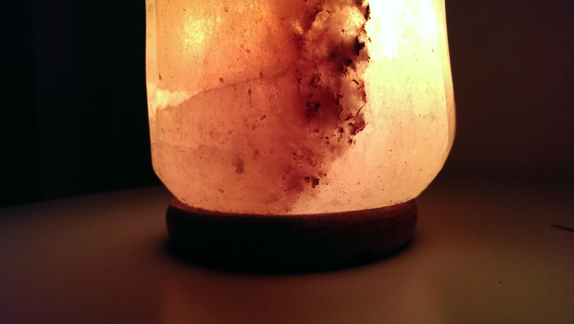 d'aplomb 100% Authentic Natural Himalayan Salt Lamp;Hand Carved Moon Pink customer photo 1