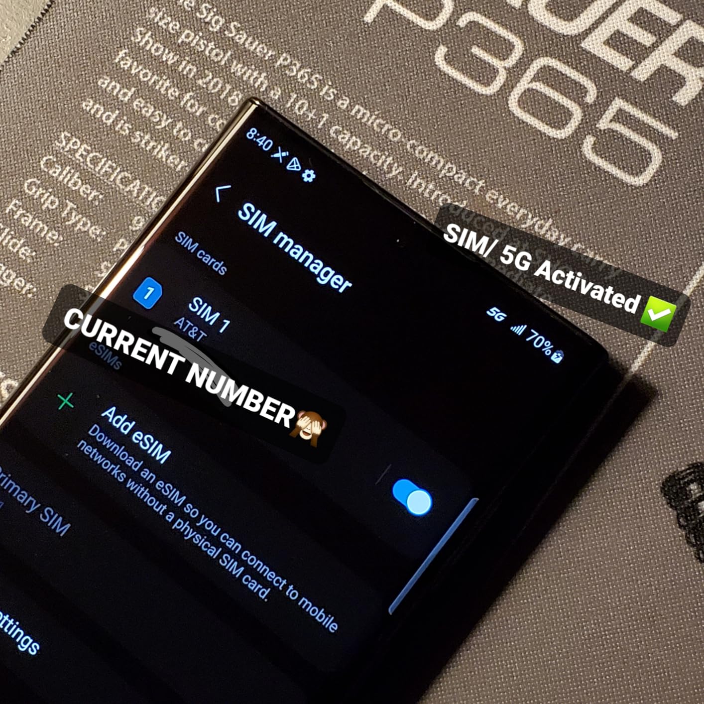 Samsung Galaxy S22 Ultra 5G, US Version, 128GB, Black - Unlocked (Renewed) customer photo 2
