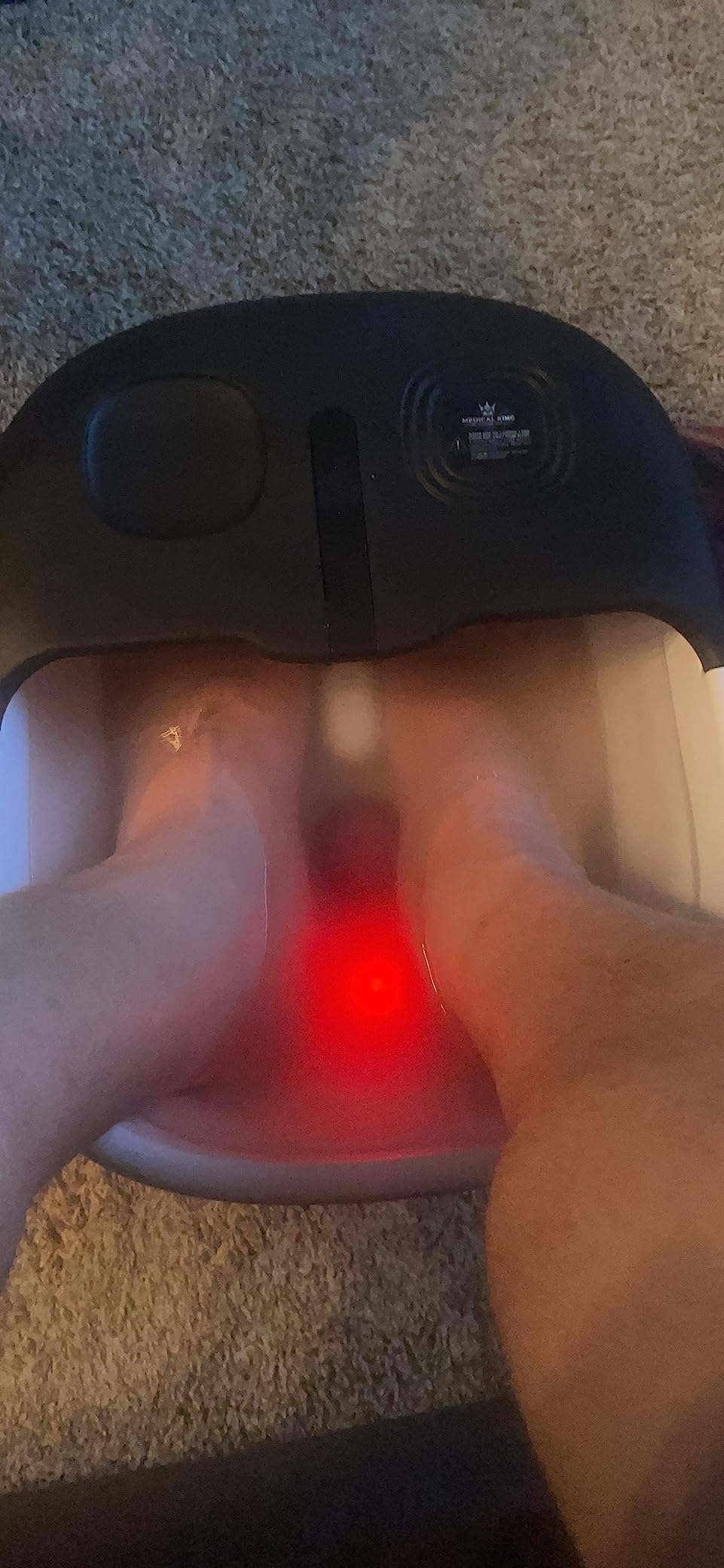 Medical king Foot Spa with Heat and Massage and Jets Includes A Remote Control A Pumice Stone Collapsible Massager with Bubbles and Vibration customer photo 1