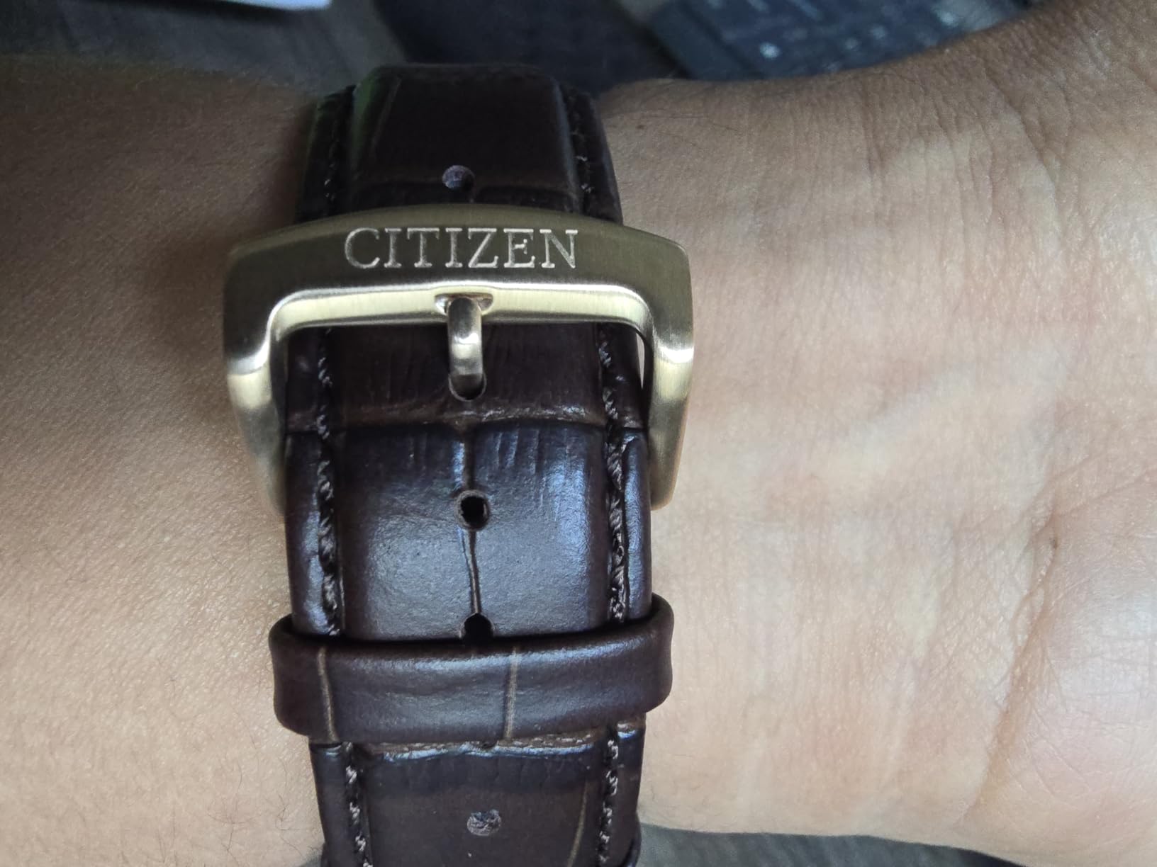 Citizen Men's Classic Eco-Drive Watch with 3-Hand Day and Date customer photo 1