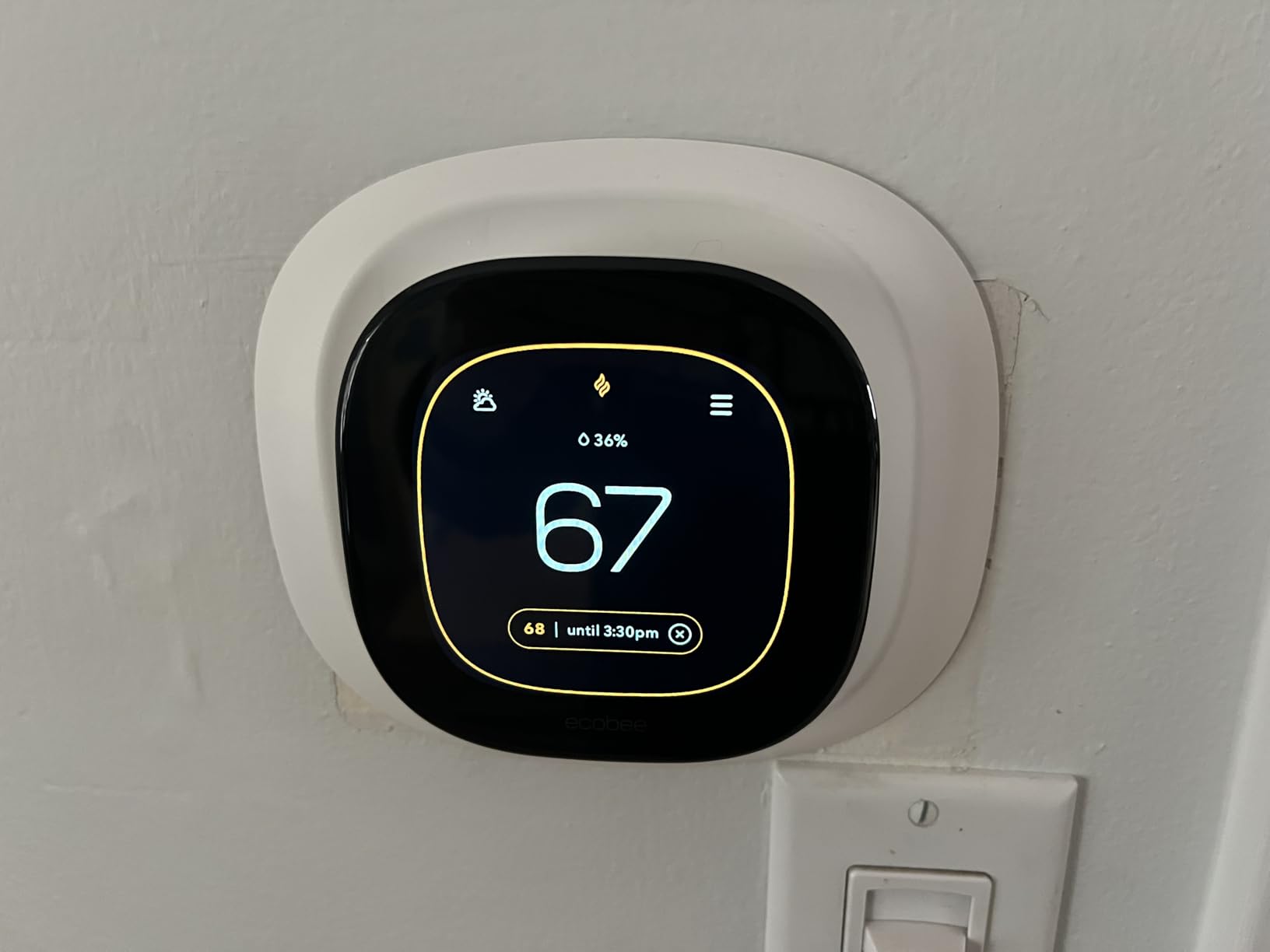 ecobee Smart Thermostat Enhanced, Programmable Wifi Thermostat customer photo 1