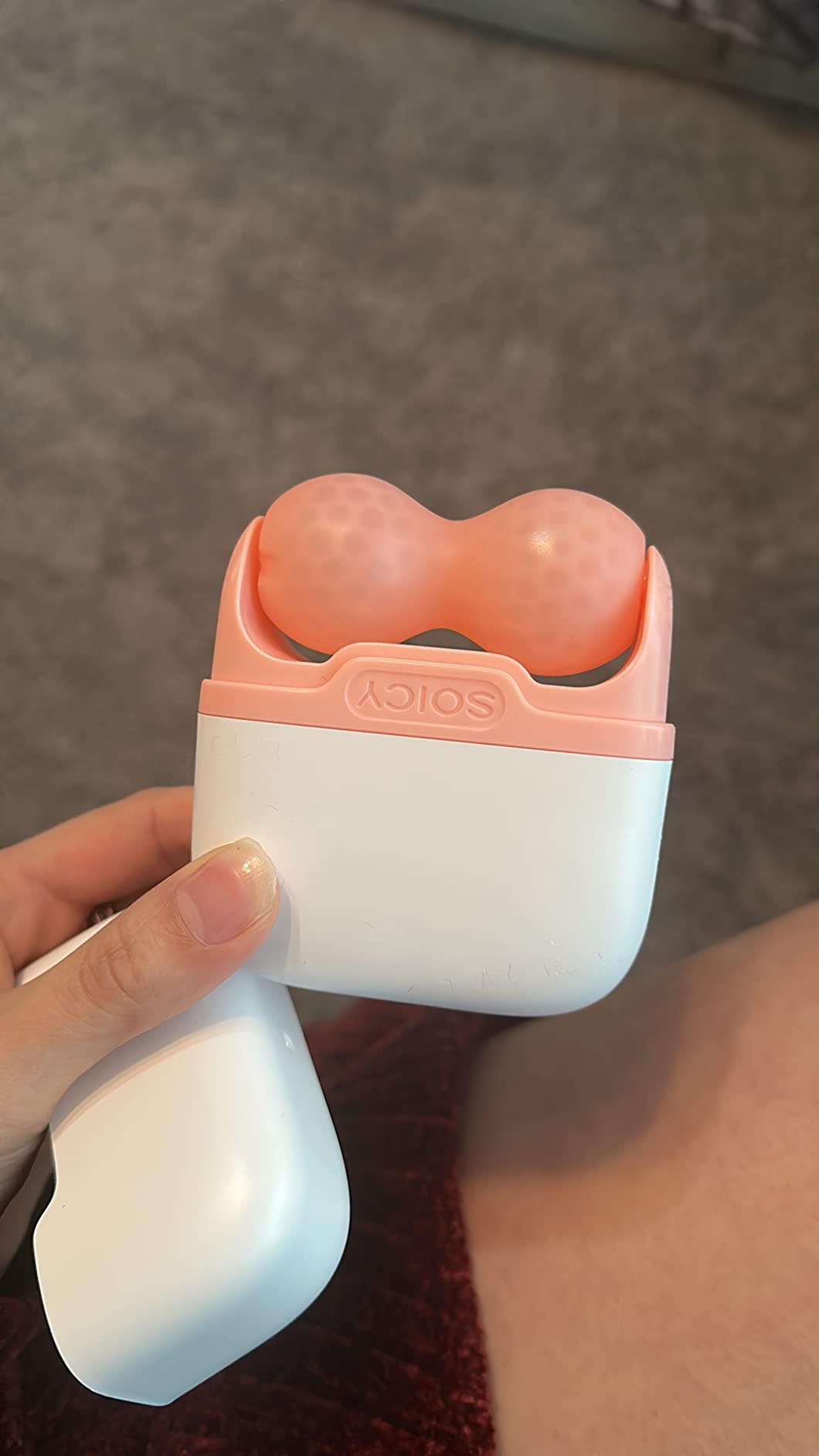 Leeshine Ice Roller Set for Face and Eyes - Facial Skin Care Tools with 2 Face Roller and Premium Travel Case, Self Care Gift for Men Women (Pink) customer photo 1