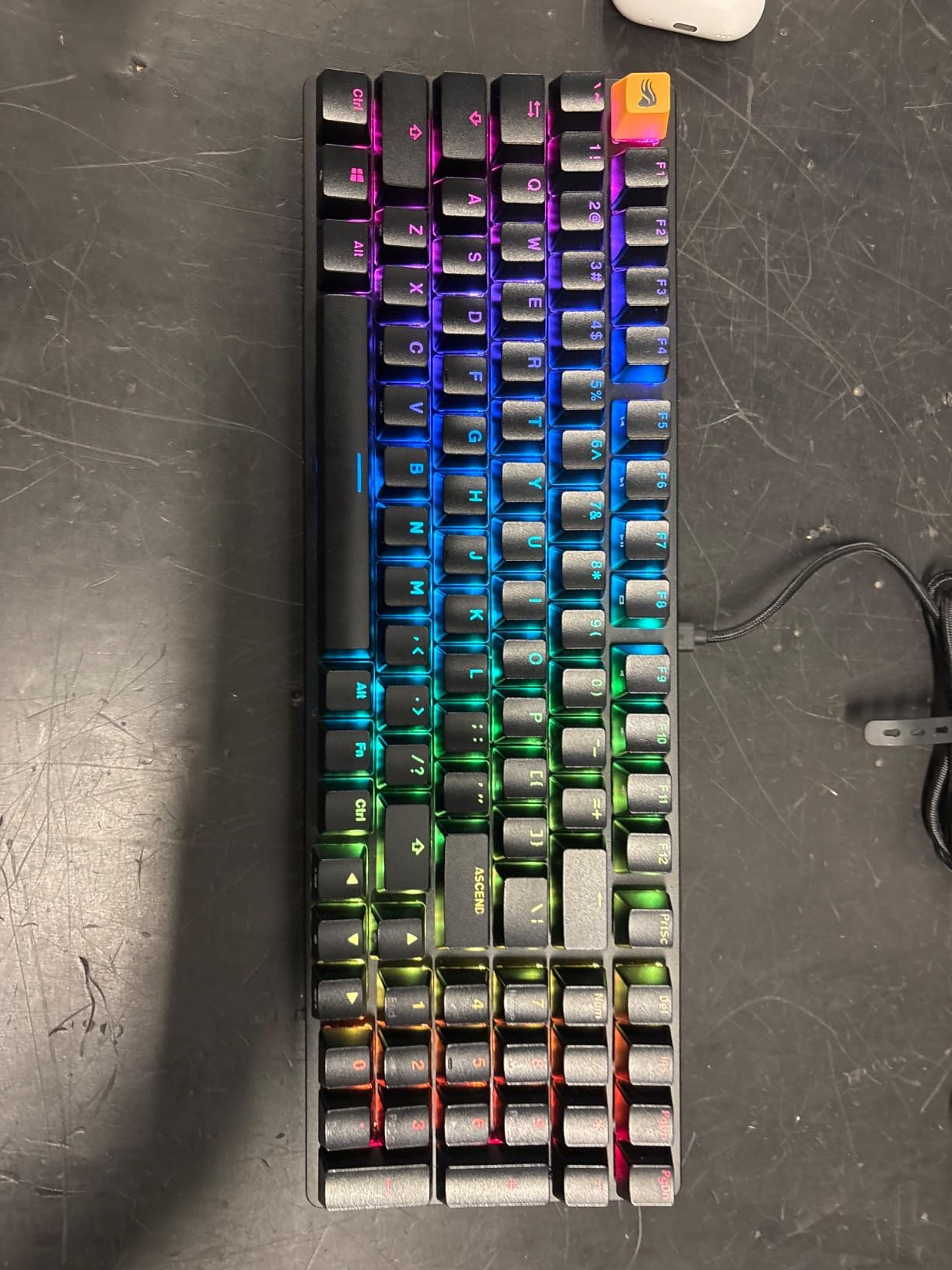 GLORIOUS GMMK 2 Gaming Mechanical Keyboard - Hotswap Cherry MX Style Linear Switches - Full Size Wired Keyboard - Double Shot Keycaps, RGB - PC Setup Accessories - 96%, Black customer photo 1