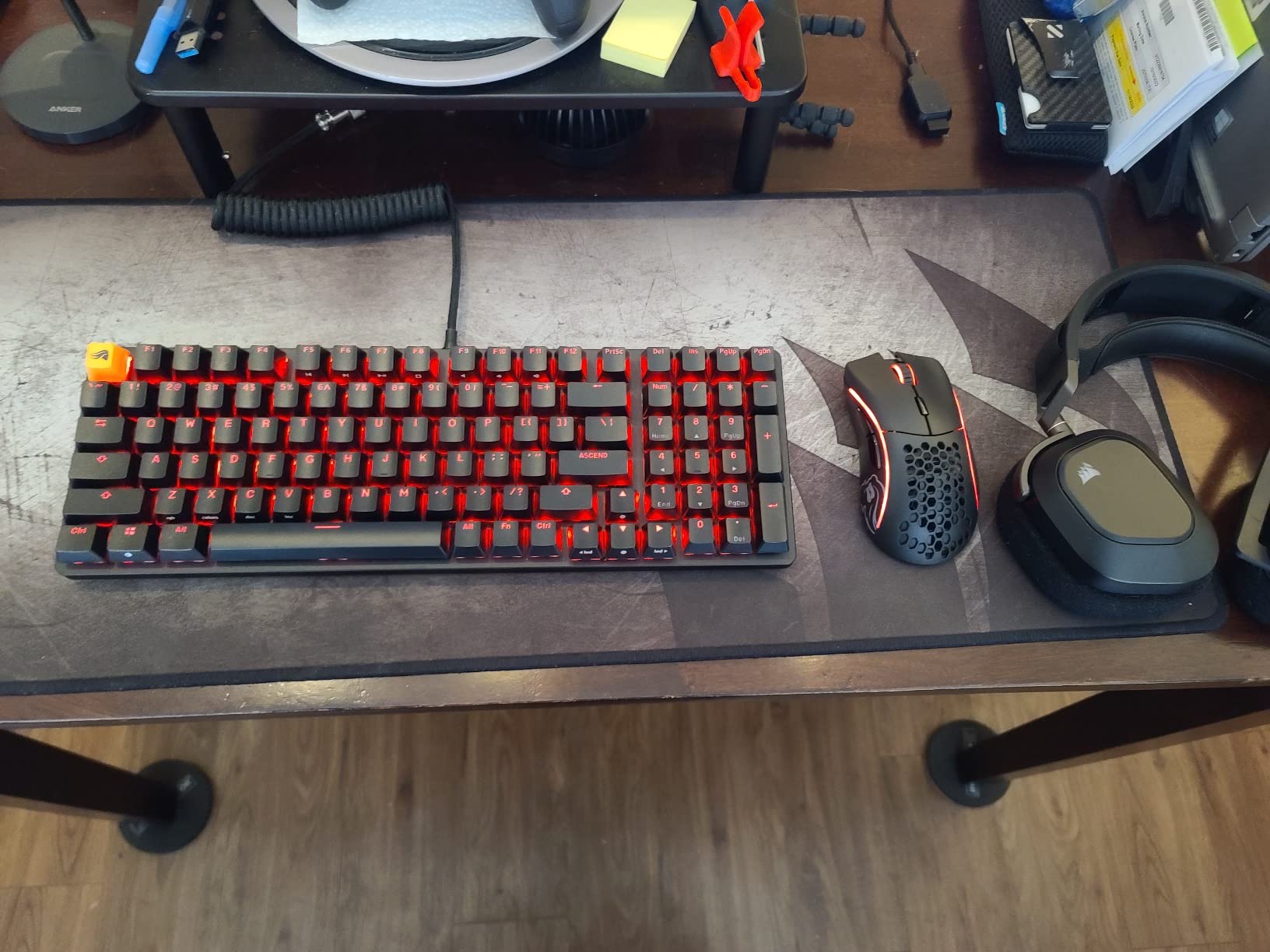 GLORIOUS GMMK 2 Gaming Mechanical Keyboard - Hotswap Cherry MX Style Linear Switches - Full Size Wired Keyboard - Double Shot Keycaps, RGB - PC Setup Accessories - 96%, Black customer photo 2
