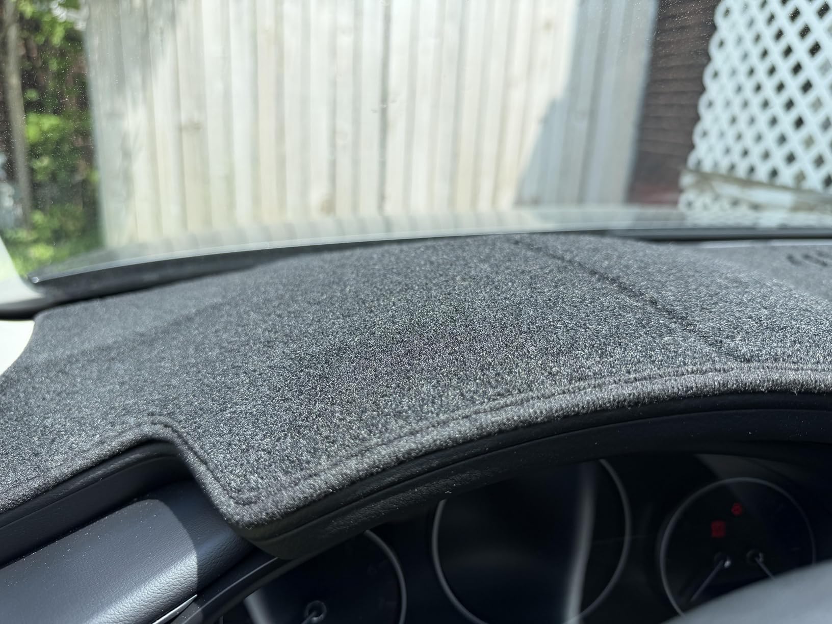 FIILINES Dash Cover Fit for Ford Maverick 2022-2025 2026 (Hybrid/XL/XLT/Lariat), Dashboard Mat for Maverick Accessories Dash Pad Carpet Dash Mat Sunshade Non-Slip Polyester Protector No Glare Black customer photo 2