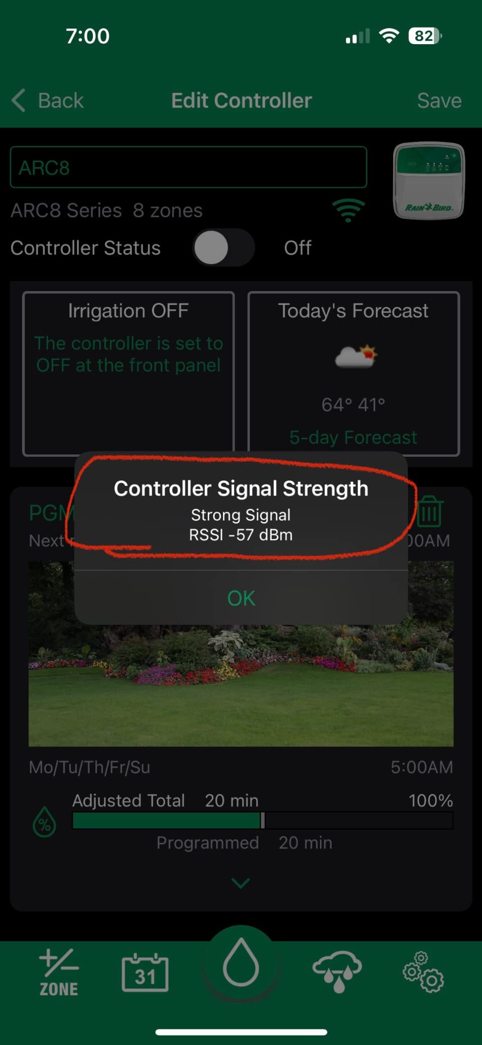 Rain Bird ARC8 App-Based Indoor/Outdoor Smart WiFi Irrigation Sprinkler Timer/Controller, 8-Zone/Station, EPA WaterSense Certified, Compatible with Alexa, Indoor/Outdoor 8-Station customer photo 2