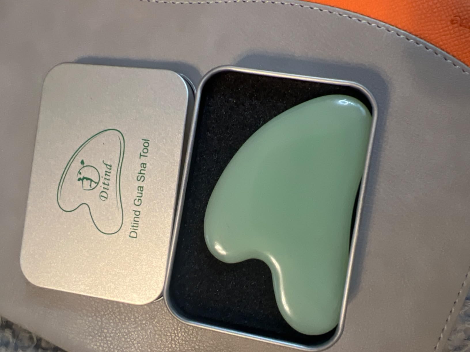 Rose Quartz Gua Sha Facial Tools, GuaSha for Toxins/Prevents Wrinkles for Spa Acupuncture Therapy Trigger Point Treatment customer photo 2