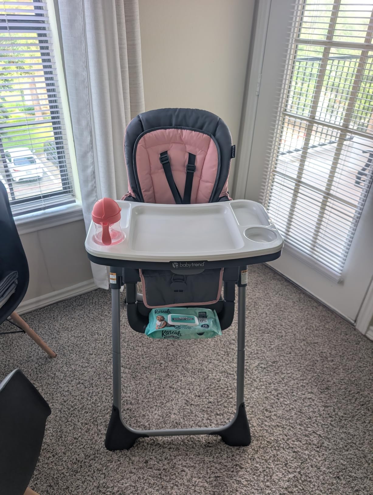 Baby Trend Sit Right 2.0 3-in-1 High Chair - Cozy Grey customer photo 1