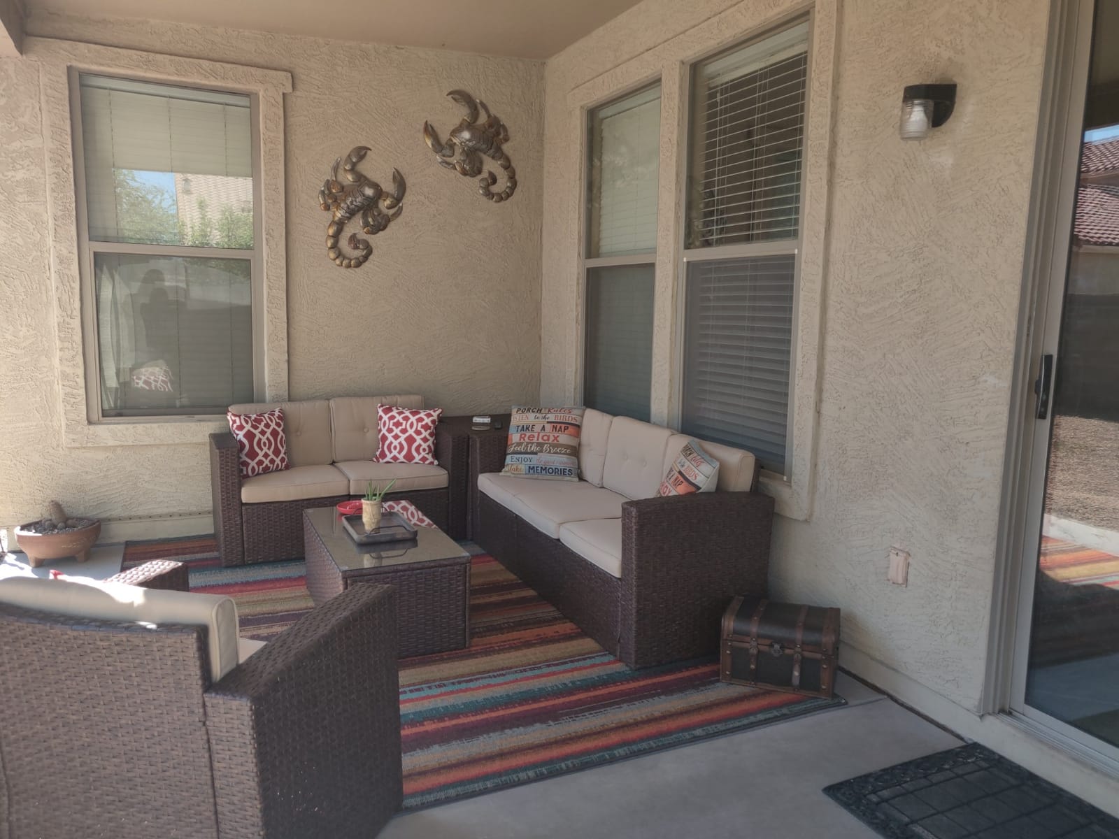 Super Patio 8 PCS Patio Furniture Set with Storage Box & Coffee Table, Gary customer photo 1