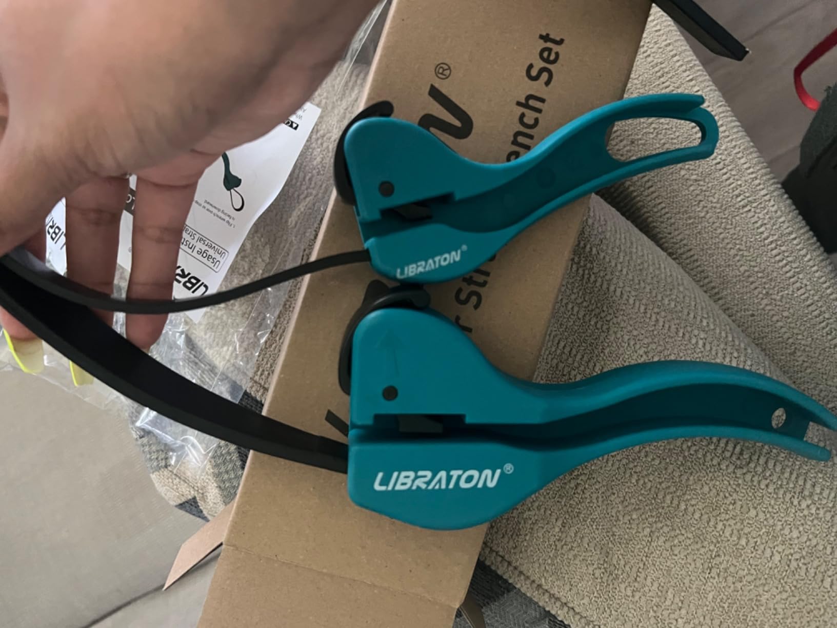 LIBRATON 2PCS Strap Wrench Set, Oil Filter Wrench, Rubber Strap Wrench customer photo 1