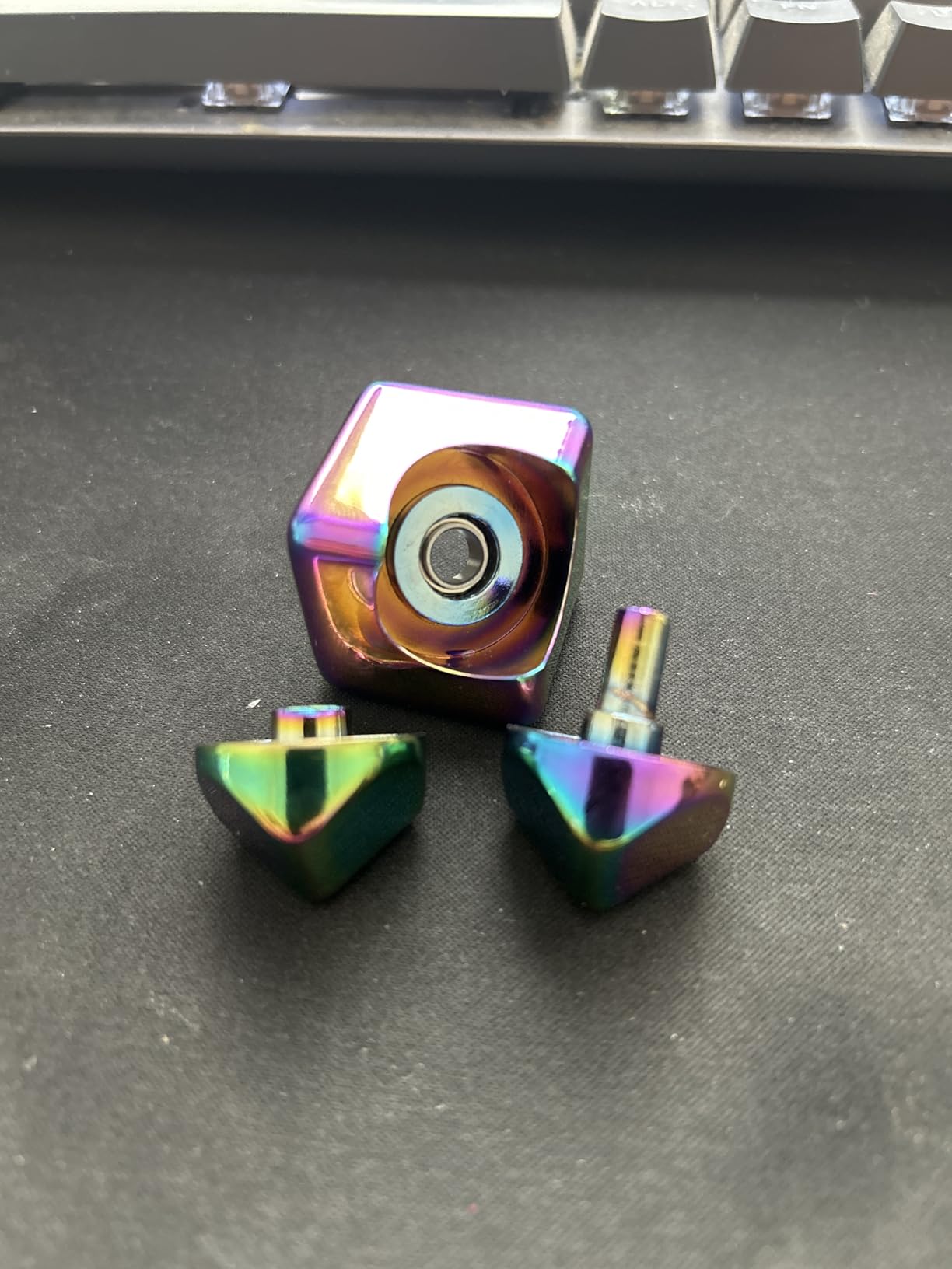 Fidget Spinner Toys Cube Adults Metal Fidgets Cool Stuff Desk Gadgets Office Toy for Teen Boy Small Anxiety Figette Sensory Toy ADHD Tool Fingears Figet Stress Gifts Easter Basket Stuffers Teen Boys customer photo 2