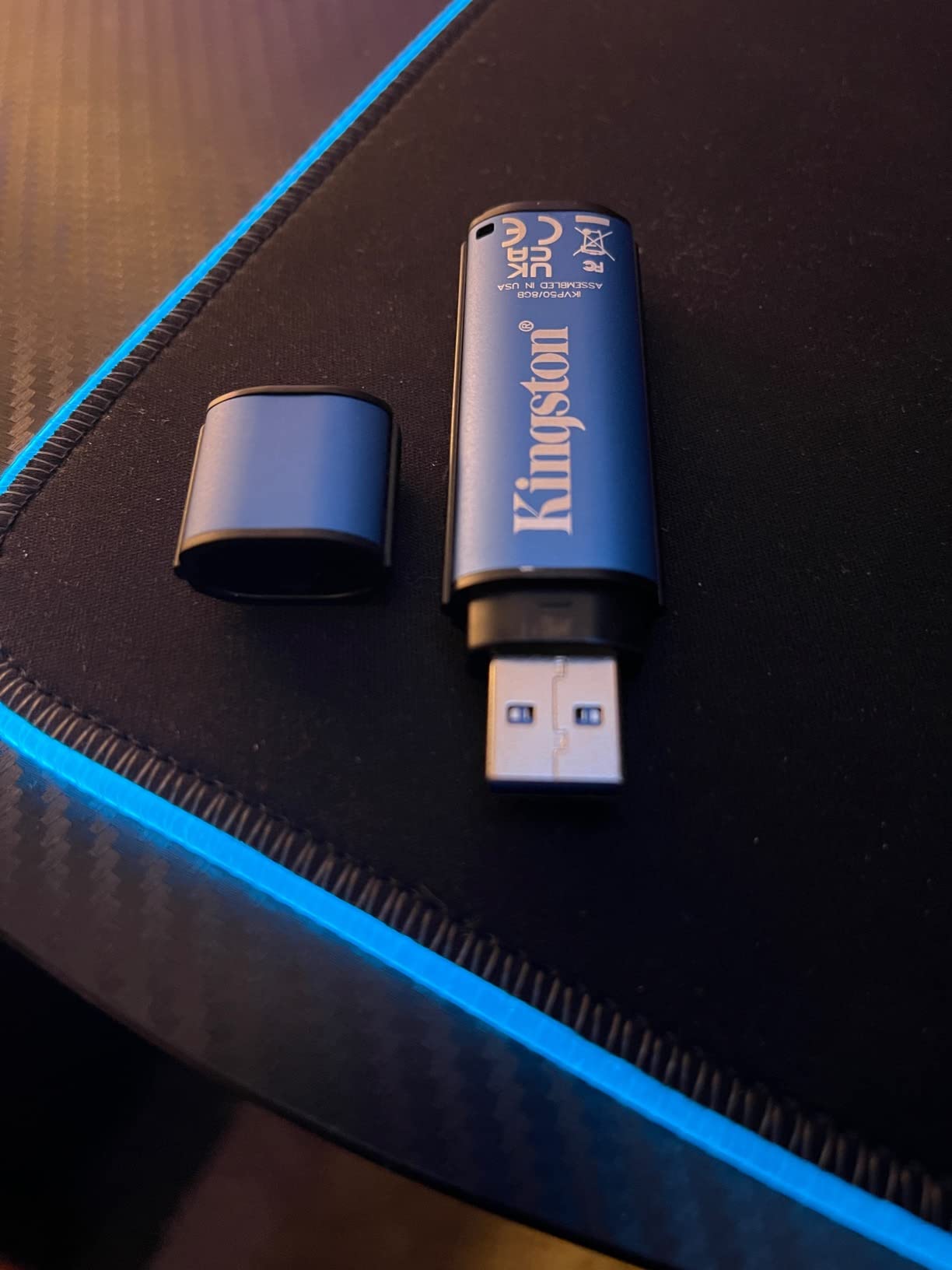 Kingston IronKey Vault Privacy 50 16GB Encrypted USB | FIPS 197, AES-256bit, BadUSB Attack Protection, Multi-Password Options, IKVP50/16GB customer photo 1