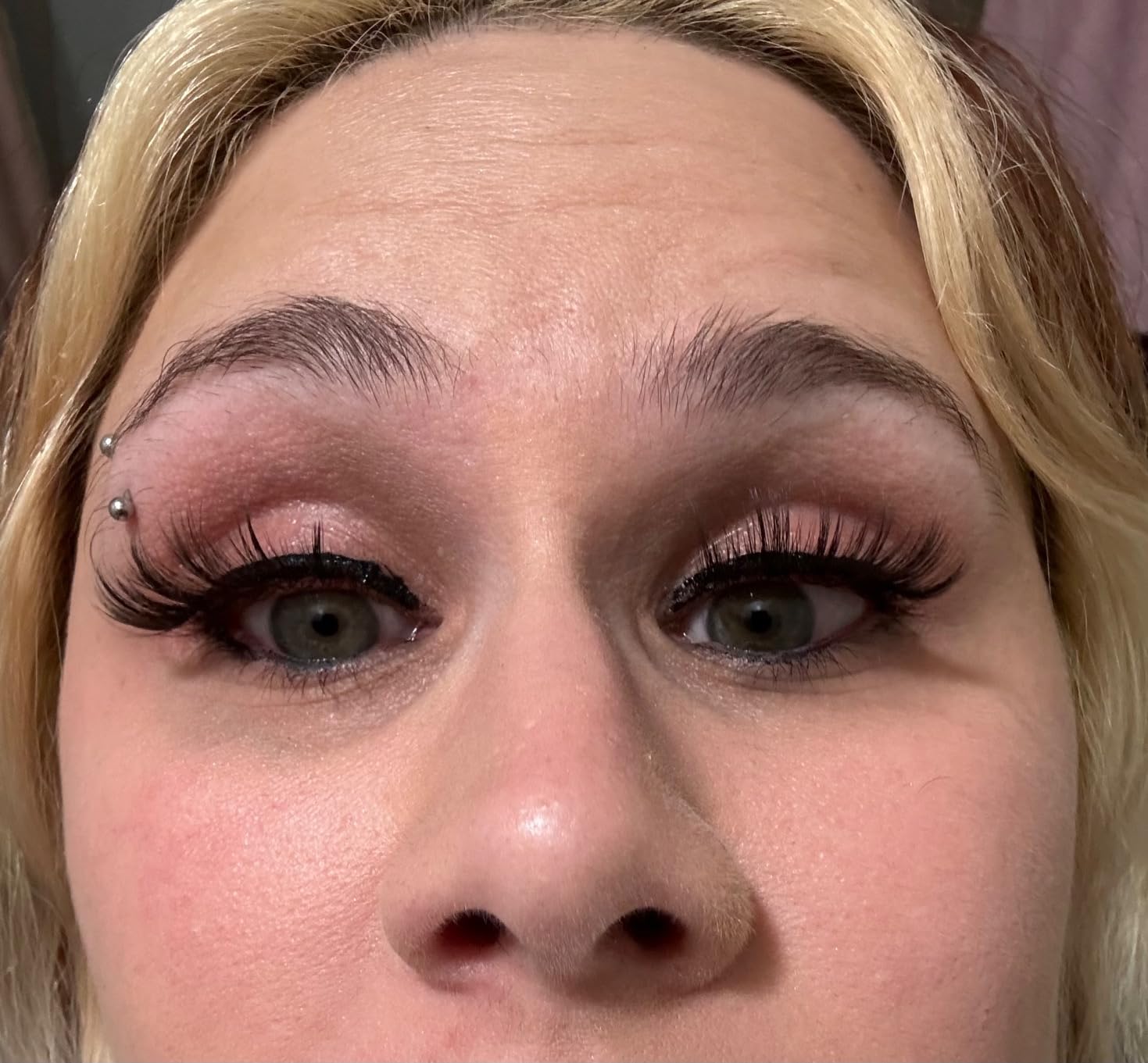 Magnetic Eyelashes and Eyeliner Kit, 12 Pairs Reusable Magnetic Lashes with Eyeliner and Tweezers, 3D Natural Look False Eyelashes, Easy to Wear, No Glue Needed (12pcs) customer photo 1