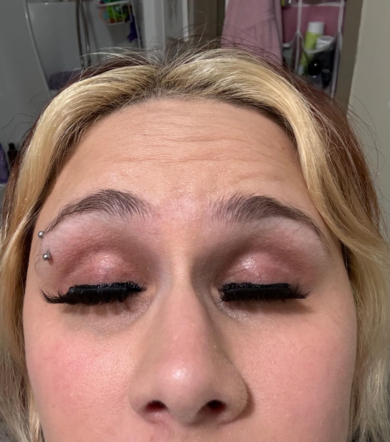 Magnetic Eyelashes and Eyeliner Kit, 12 Pairs Reusable Magnetic Lashes with Eyeliner and Tweezers, 3D Natural Look False Eyelashes, Easy to Wear, No Glue Needed (12pcs) customer photo 2