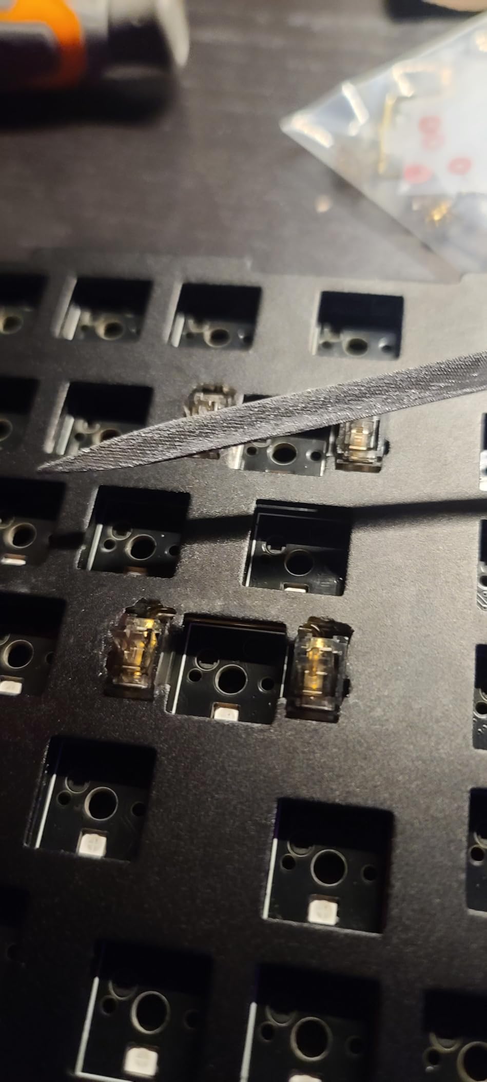 DUROCK Stabilizers V3, Screw in Stabilizers with 2u, 6.25u, 7u Wires, PCB Mount for Mechanical Keyboards (Smokey 80% Kit) customer photo 2