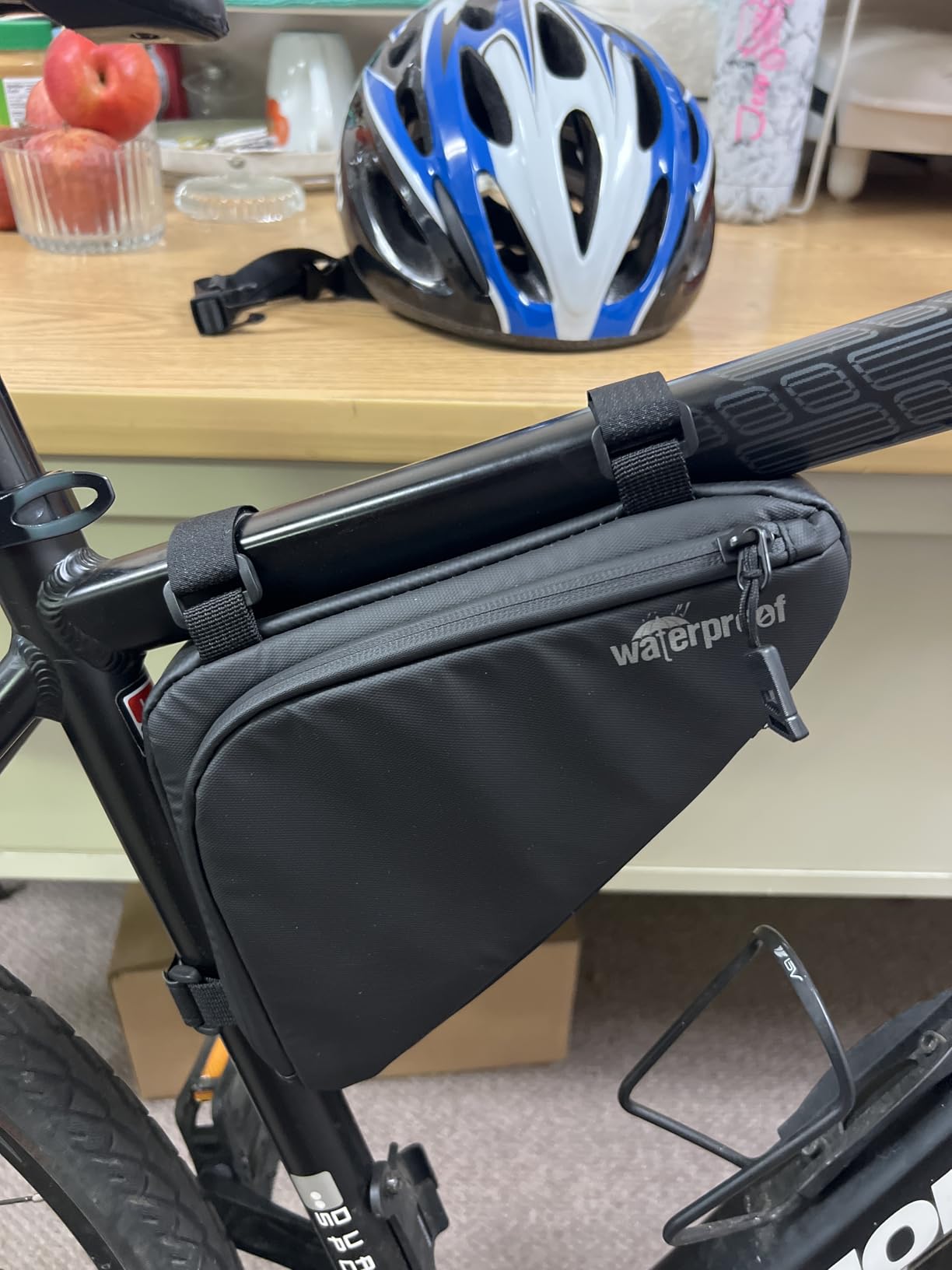 NDakter Bike Frame Bag with Repair Kit, Bicycle Tire Repair Tool Kit Set with Pump & 16-in-1 Multitool, Emergency Bike Pack Accessories for Road MTB BMX customer photo 1