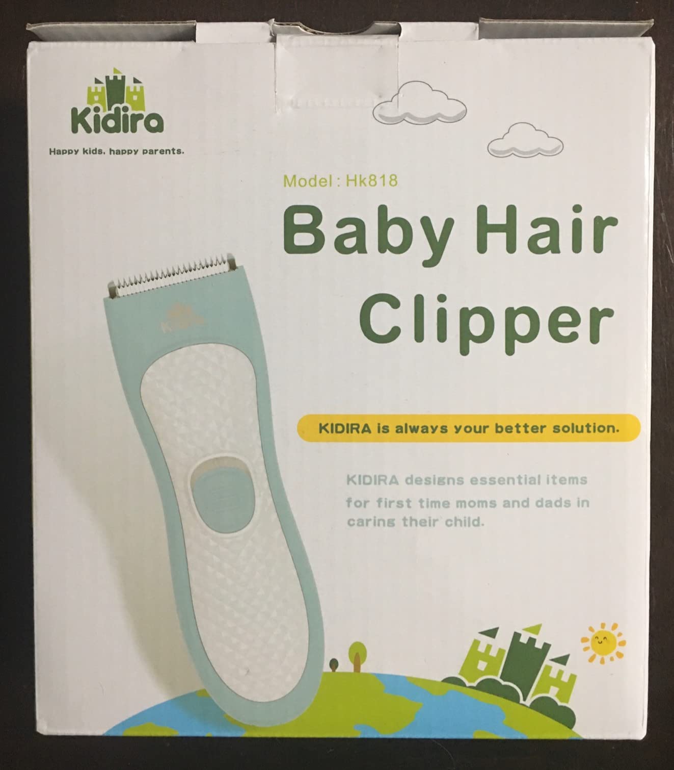 KIDIRA Baby Hair Clippers Quiet Hair Trimmer for Kids Toddler customer photo 2