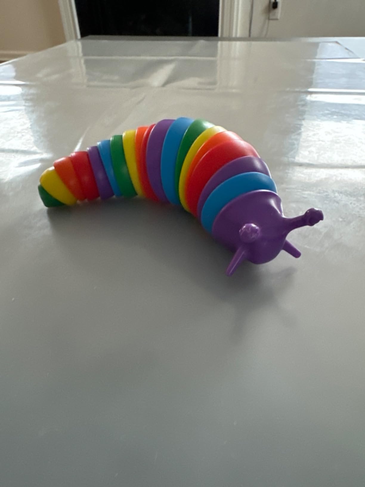 Cevioce Fidget Slug Toy 3Pcs Autism Sensory Toys for Autistic Children Airplane Car Travel Essential Toys Gifts for Kids Toddlers Girls Boys Slug Fidget Toys for Kid Adult Easter Basket Stuffers customer photo 2