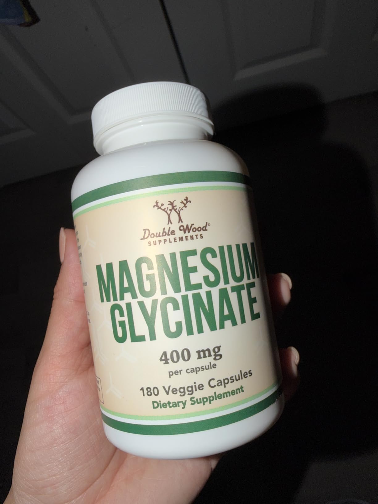 Magnesium Glycinate 400mg for Sleep, Relaxation, and Recovery, 180 Capsules customer photo 2