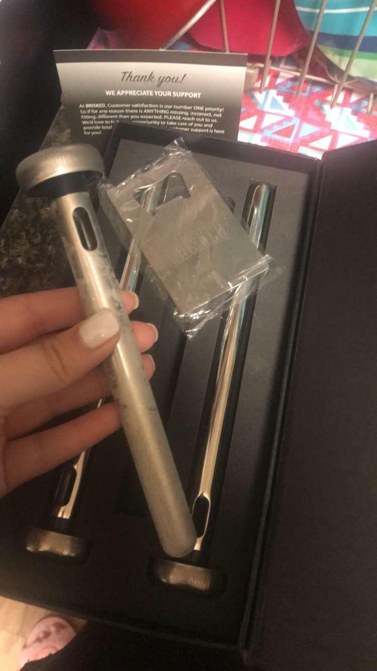 Beer Chiller Sticks for Bottles Set | 2 Stainless Steel Cooling Chillers for Chubby Bottles | Christmas Gift Accessories | Cooler Gag Idea for Mens Birthday Gifts customer photo 1