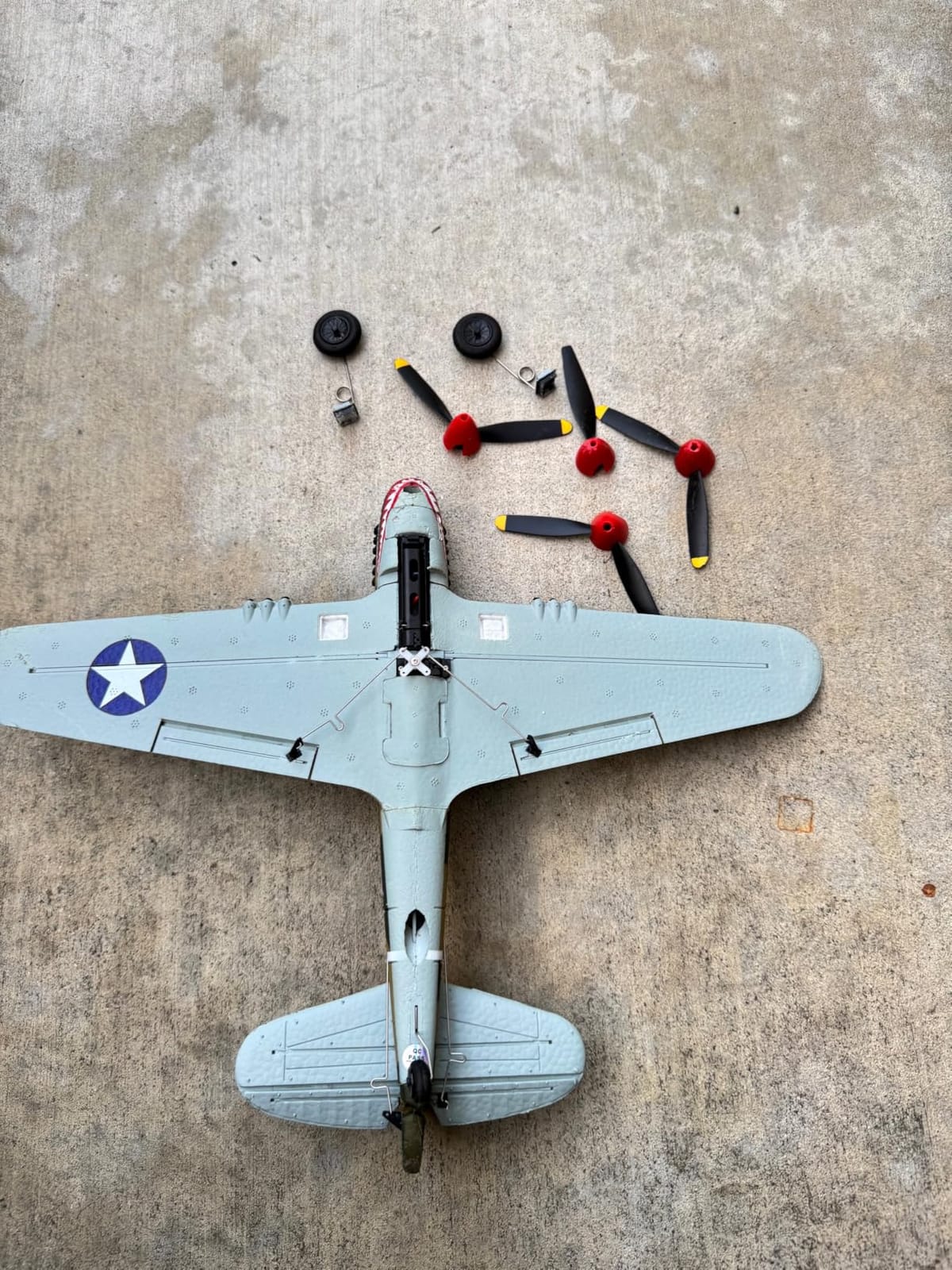 LEAMBE RC Plane 4 Channel Remote Control Airplane - Ready to Fly P-40 Warhawk RC Airplane for Beginners Adult with Xpilot Stabilization System & One Key Aerobatic customer photo 1