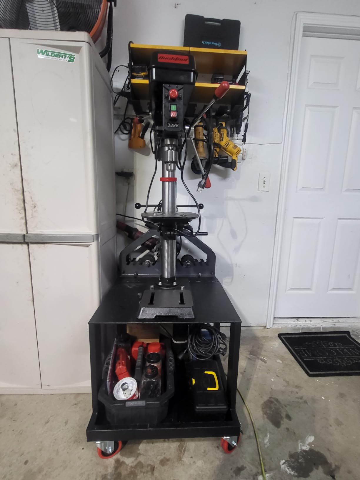 BUCKTOOL 12-Inch Benchtop Drill Press, 580-3200 RPM, 6.2A 3/4 HP Motor customer photo 1