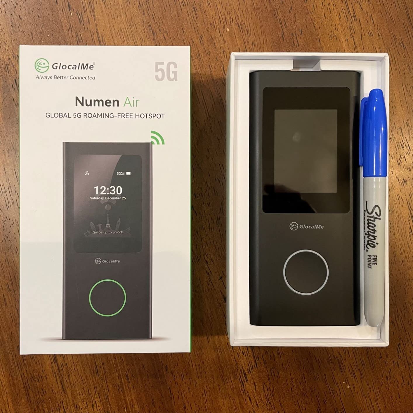 GlocalMe Numen Air 5G Mobile Hotspot, Portable WiFi Hotspot for Travel in 200+ Countries, Ultra High Speed Pocket Hotspot Device with Speed Up to 2.5Gbps, No SIM Card Required, 16 Connected Devices customer photo 2