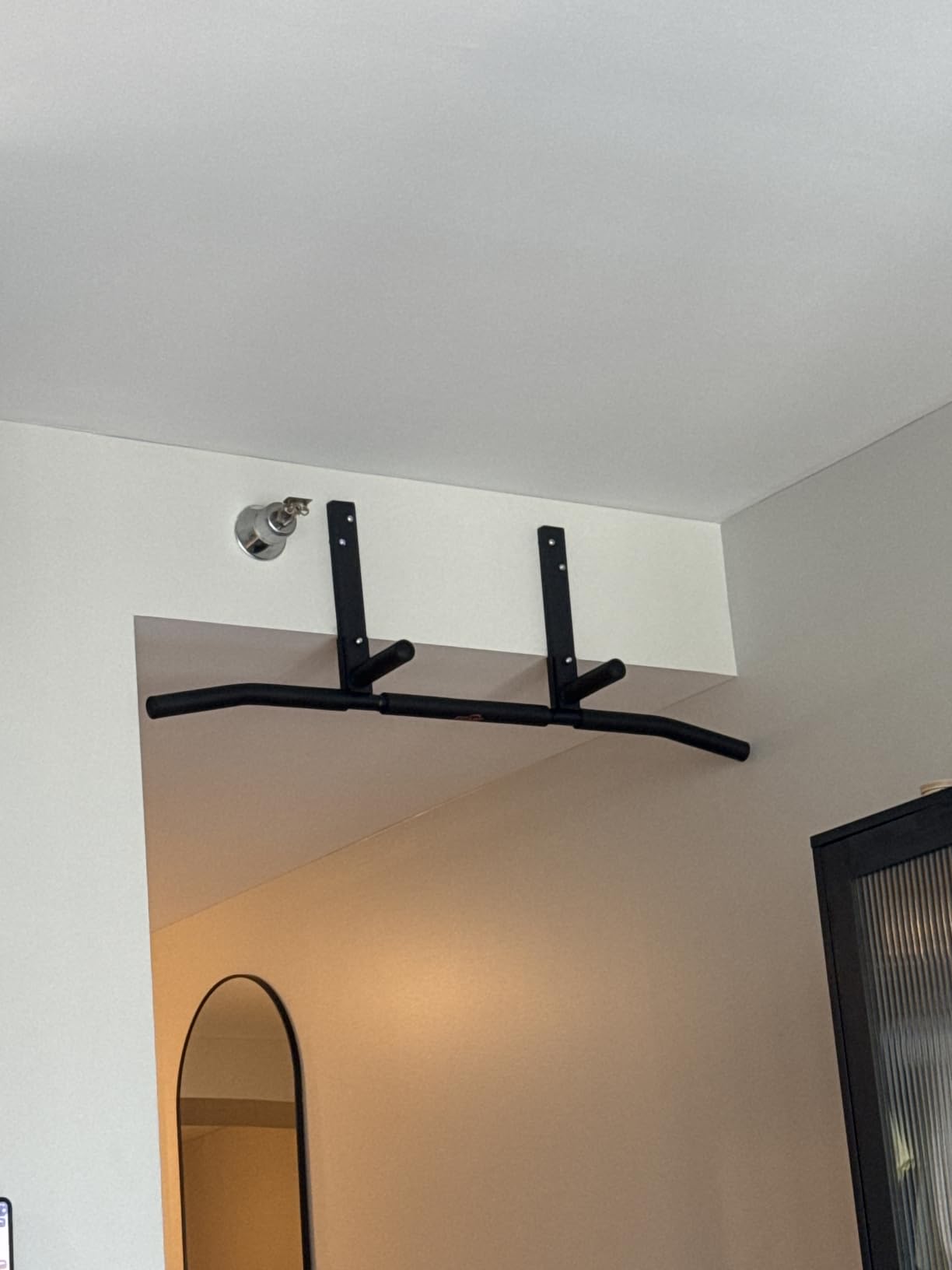Fitarc Joist Mount Pull Up Bar, Wall Mount Pull Up Bar for Home Gym customer photo 1