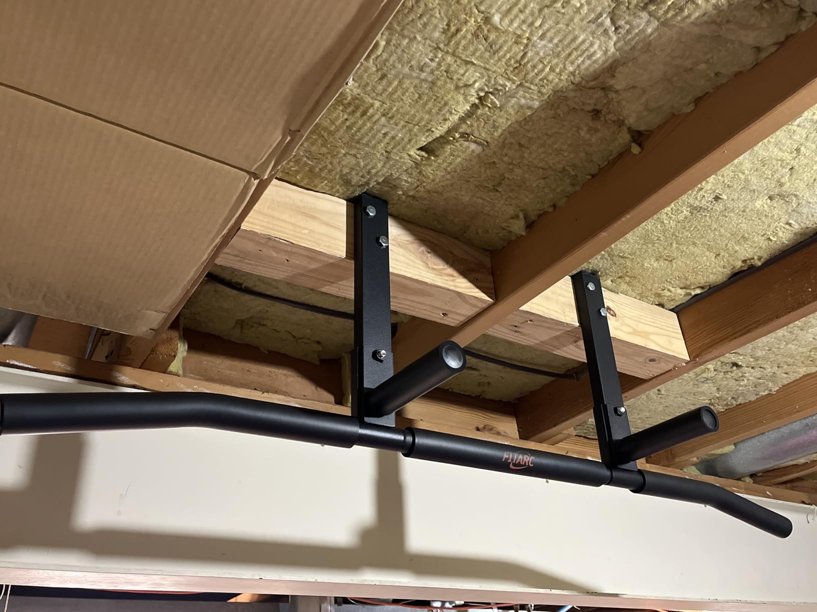 Fitarc Joist Mount Pull Up Bar, Wall Mount Pull Up Bar for Home Gym customer photo 2