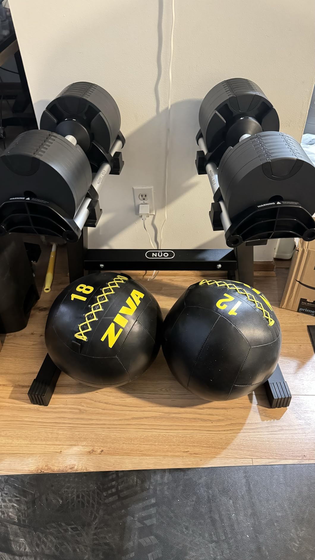 Nuobell 580 Adjustable Dumbbells, 5-80 lb, Set of 2 Free Weights customer photo 1