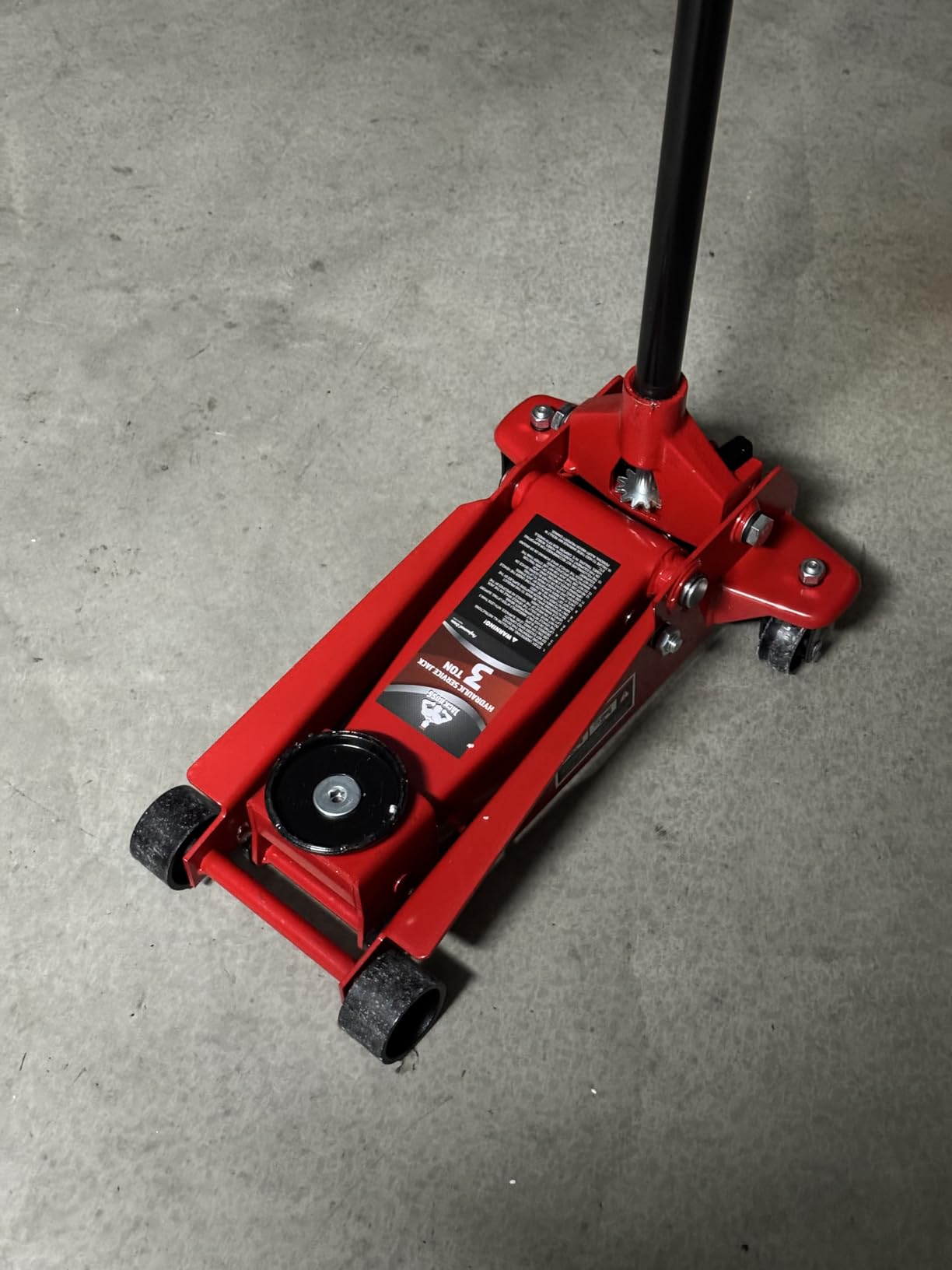 Jack Boss Floor Jack 3 Ton Capacity Fast Lift Service Jack Steel Heavy Duty Hydraulic Car Jack customer photo 1
