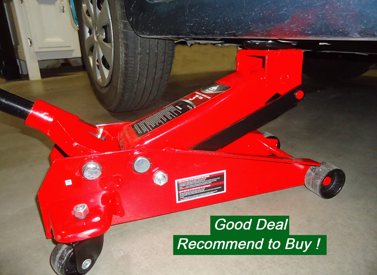 Jack Boss Floor Jack 3 Ton Capacity Fast Lift Service Jack Steel Heavy Duty Hydraulic Car Jack customer photo 2