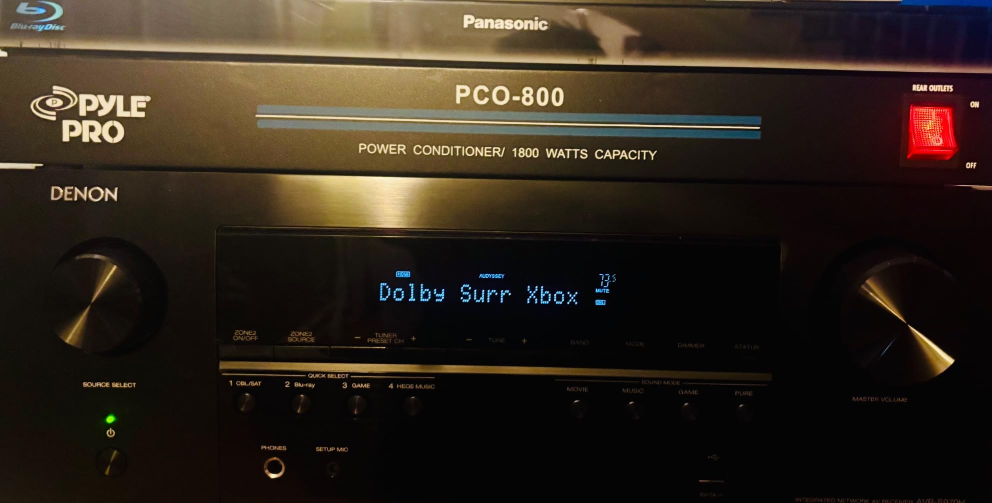 Denon AVR-S970H 7.2 Channel 8K UHD AV Receiver (90W x 7), Wi-Fi, Bluetooth, HEOS Multi-Room Streaming, Dolby Atmos, DTS:X, HDR10+, Dolby Vision, HDMI 2.1 customer photo 1