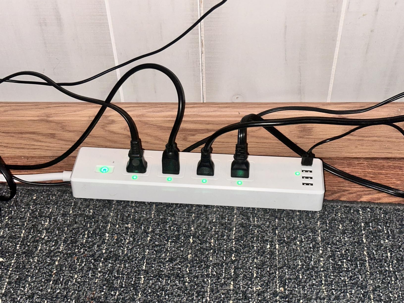 meross Smart Plug Power Strip, PD 20W USB-C, 15A WiFi Flat Outlet, 6 Feet customer photo 2
