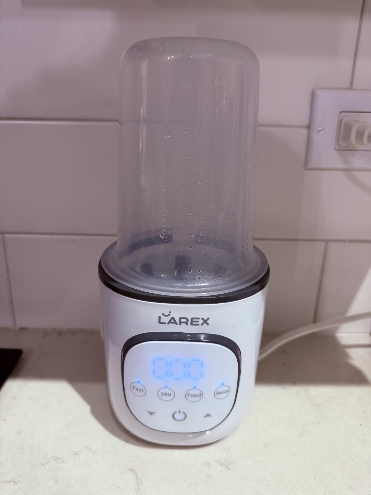 LAREX Bottle Warmer, Fast Baby Bottle Warmer for Breastmilk and Formula, with Timer and Accurate Temp Control, 8 in 1 Baby Milk Warmer BPA Free with Digital Display, Bottle Warmers for All Bottles customer photo 2