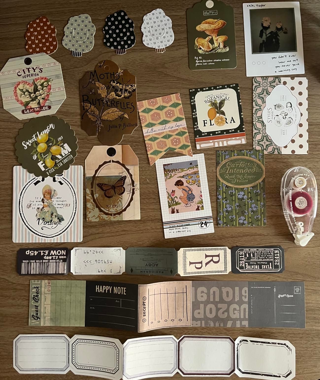 JOYCHOIC Vintage Junk Journal Supplies Aesthetic Journaling Kit, Scrapbook Papers Stickers Large Collection for Bullet Scrapbooking Materials, Planner DIY Arts Craft Collage, Adults customer photo 2