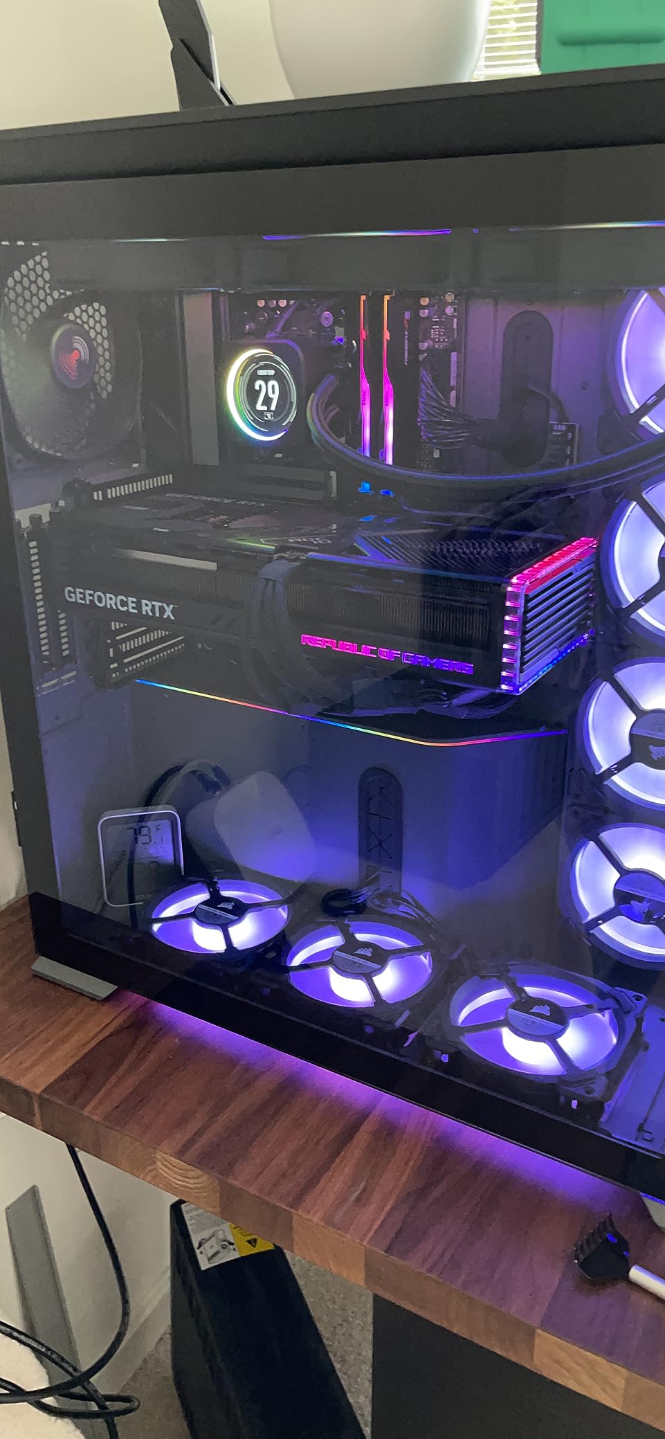 ASUS ROG Strix GeForce RTX 4090 OC Edition Gaming Graphics Card (PCIe 4.0, 24GB GDDR6X, HDMI 2.1a, DisplayPort 1.4a), 3 Year Warranty customer photo 1