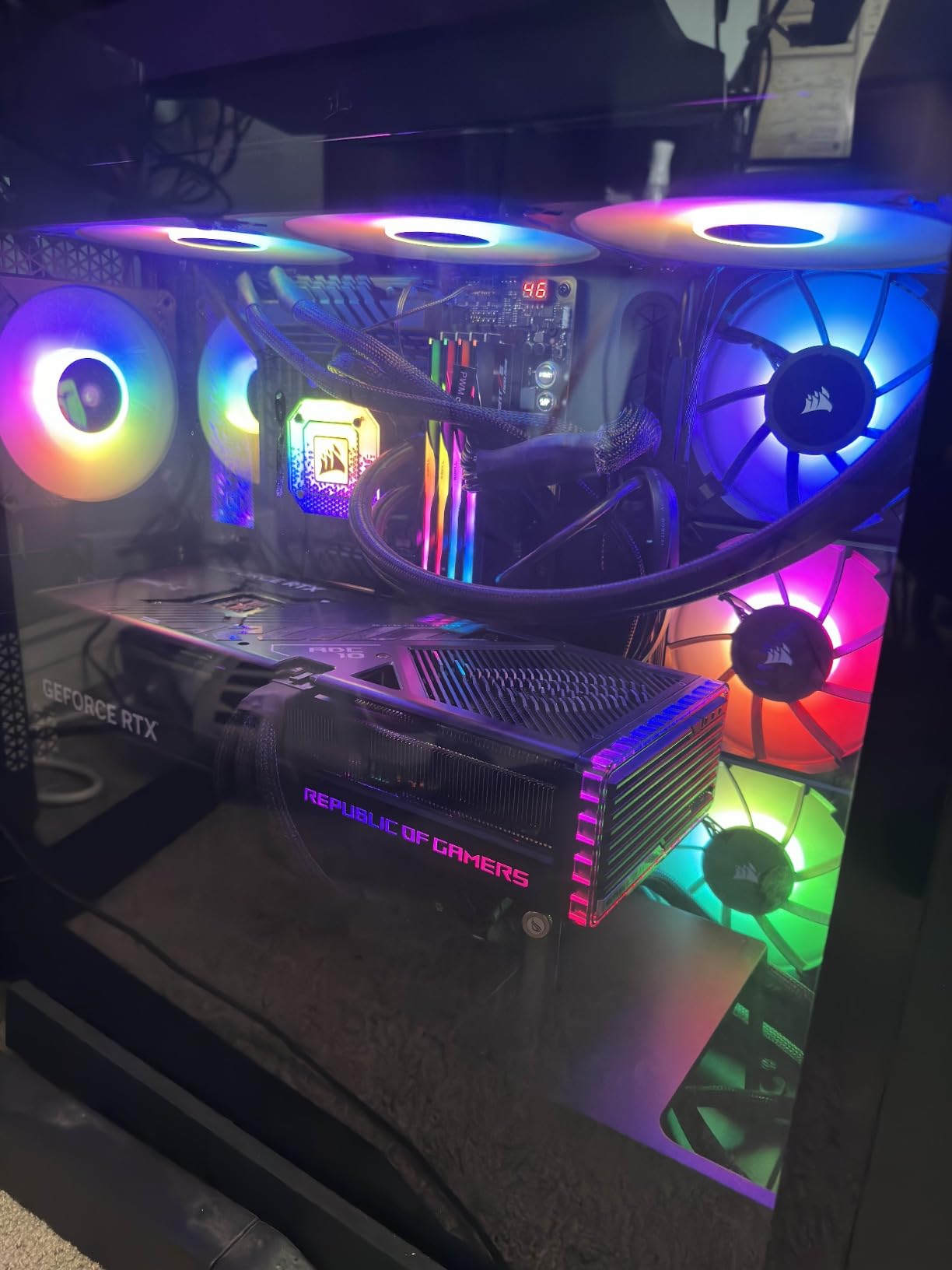 ASUS ROG Strix GeForce RTX 4090 OC Edition Gaming Graphics Card (PCIe 4.0, 24GB GDDR6X, HDMI 2.1a, DisplayPort 1.4a), 3 Year Warranty customer photo 2