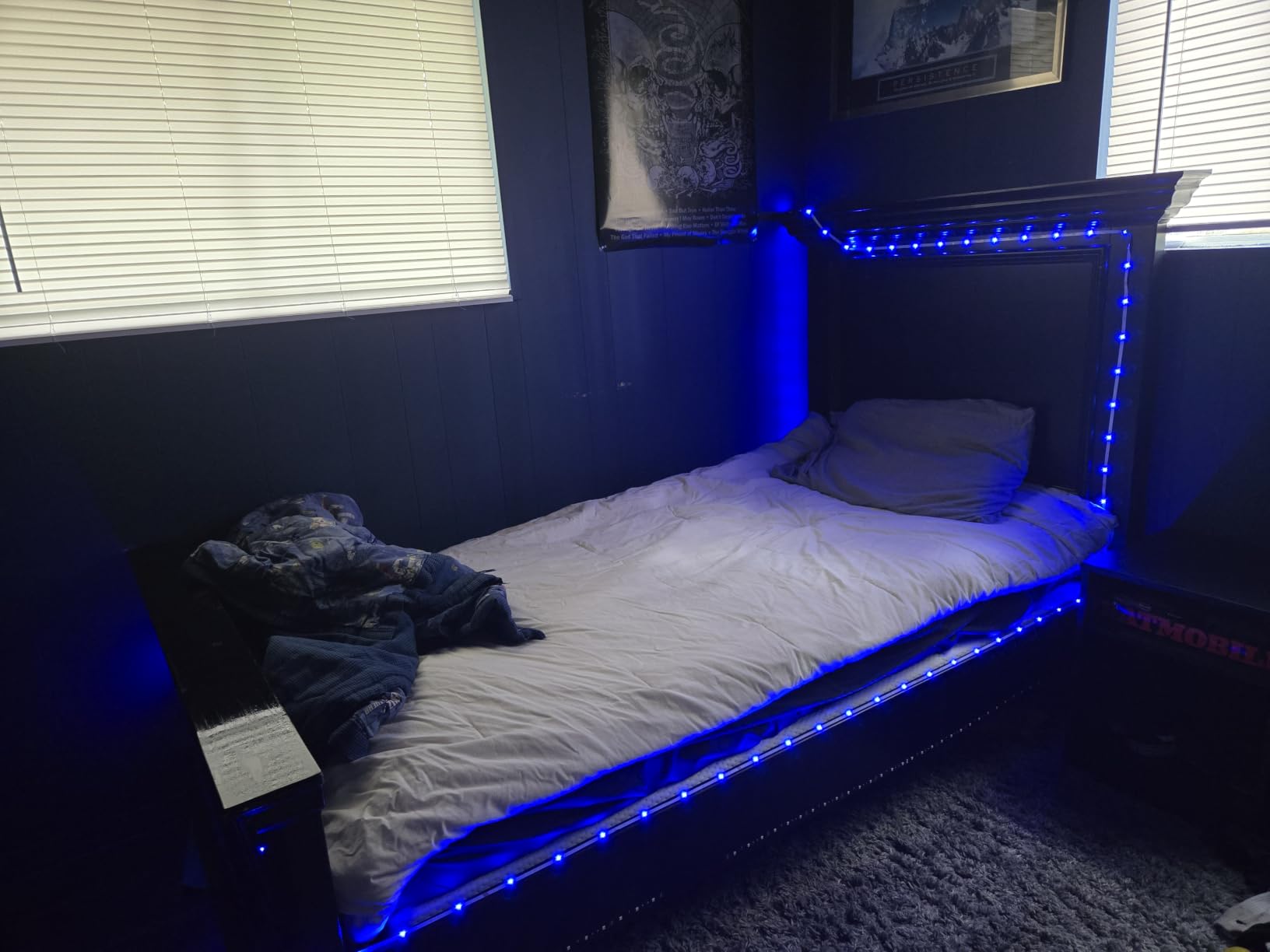 dalattin Led Strip Lights 200ft (2 Rolls of 100ft), Led Lights for Bedroom with App & Remote Control, 24V Led Lights Strip for Room & Festival Decoration customer photo 1