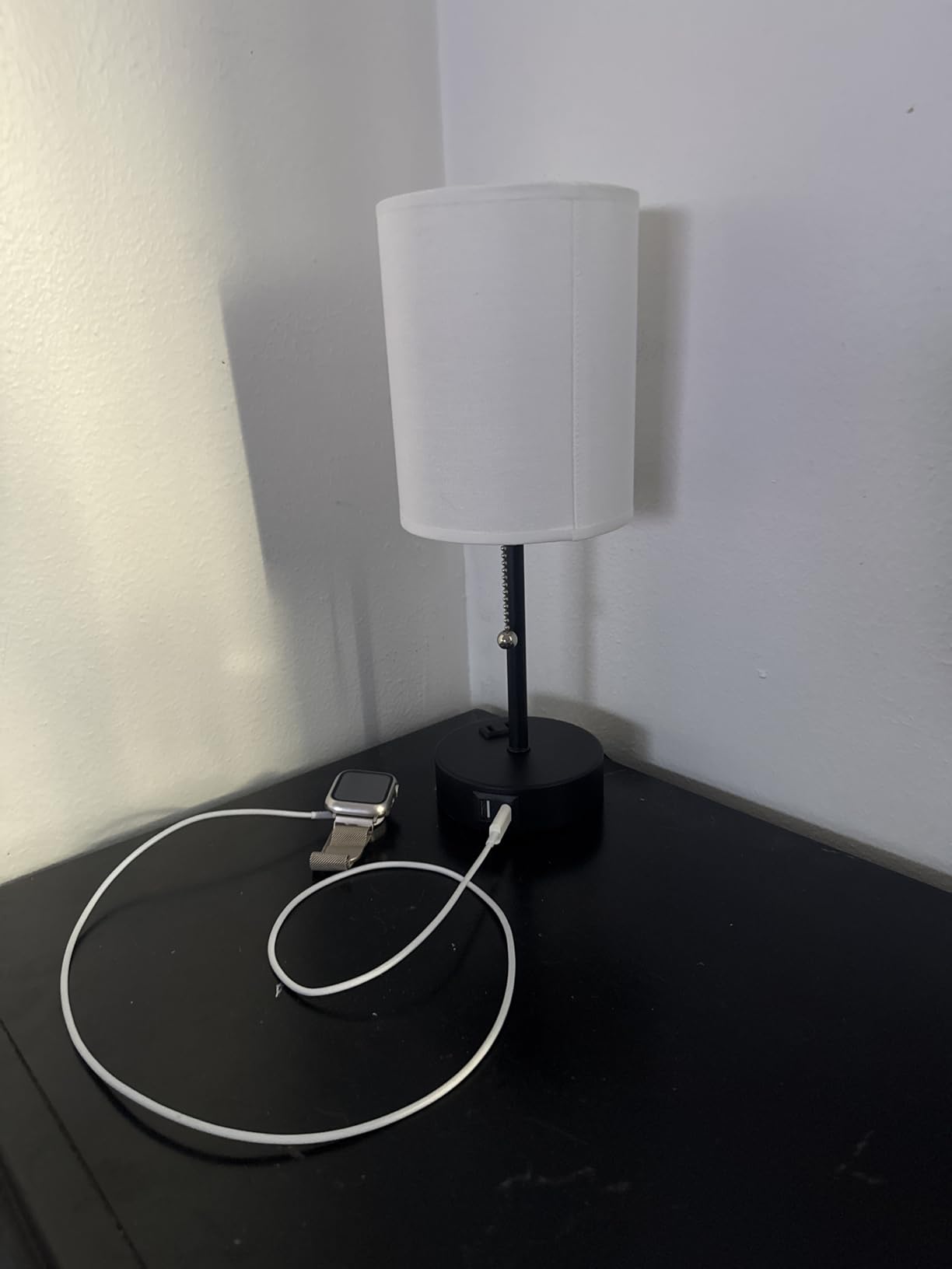 Dicoool Bedside Table Lamp for Bedroom - Small Desk Lamp with USB Ports customer photo 1