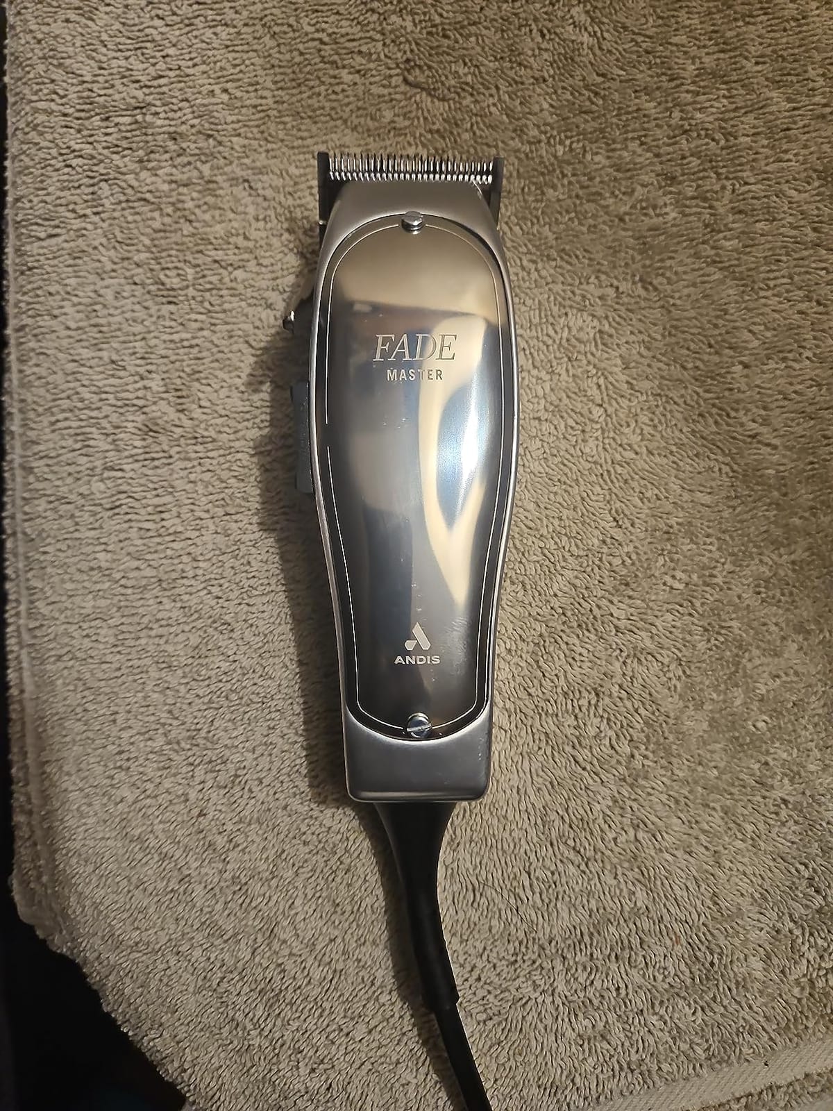 Andis 01815 Master Adjustable Blade Hair Clipper, 14000 SPM, Silver customer photo 1