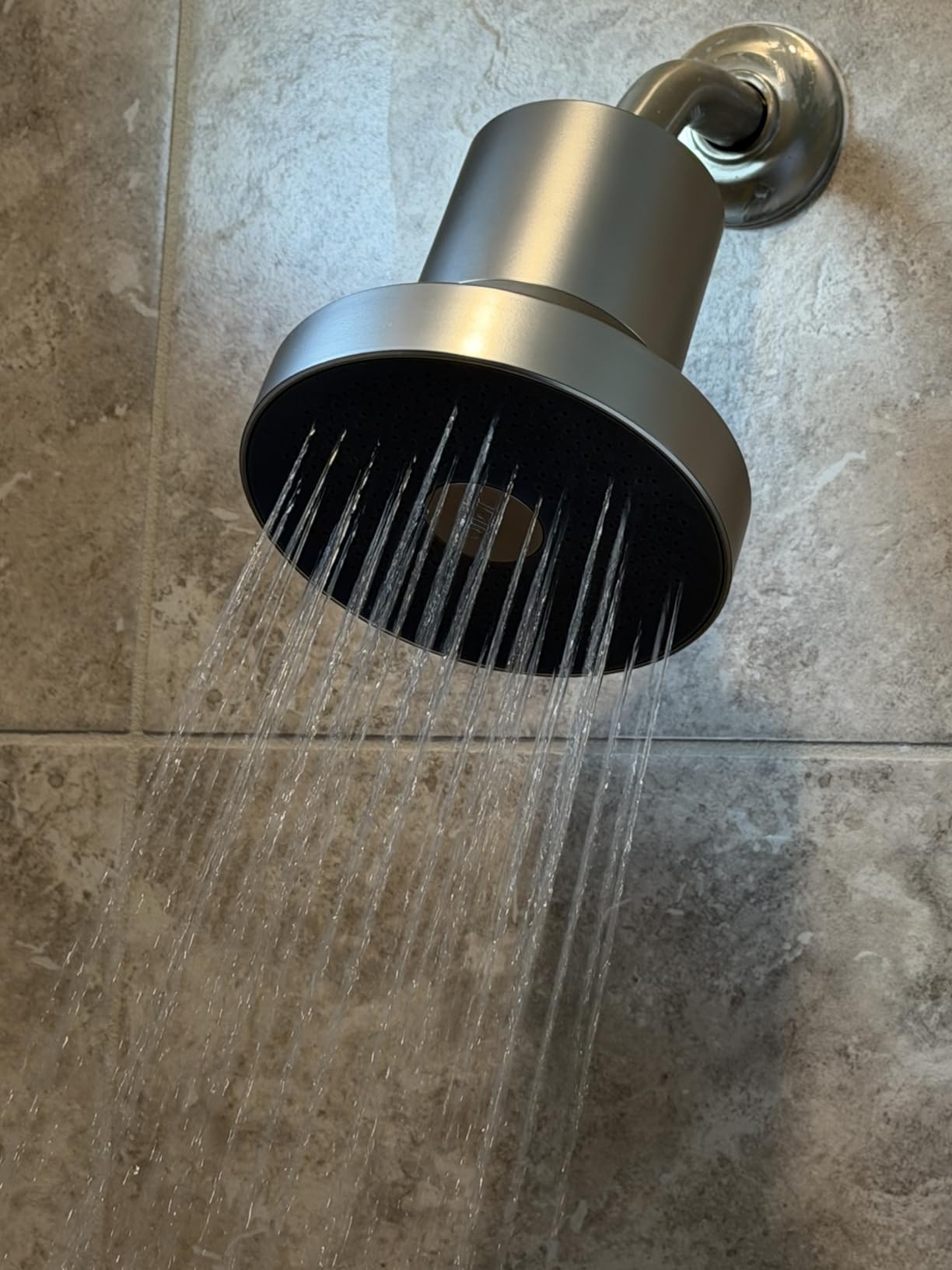 Jolie Filtered Showerhead, High Pressure Shower Filter, Brushed Steel | Clinically Tested to Reduce Hair Shedding, Protect Colored Hair, Soothe Dry Skin and Dandruff; Skincare Accessory customer photo 1