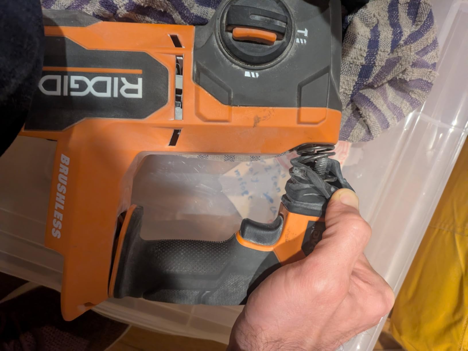 18V BRUSHLESS Cordless 1 in. SDS-Plus Rotary Hammer Tool ONLY customer photo 1