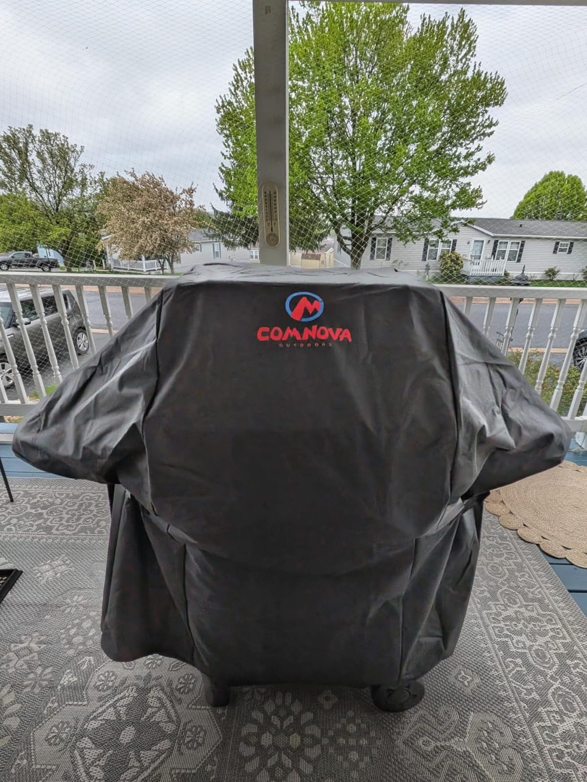 Comnova Grill Cover 72 Inch - 600D BBQ Cover for Outdoor Grill Heavy Duty and Waterproof, Large Barbecue Gas Grill Covers for Weber, Char-Broil, Nexgrill, Monument, Dyna-glo, Brinkmann and More customer photo 2