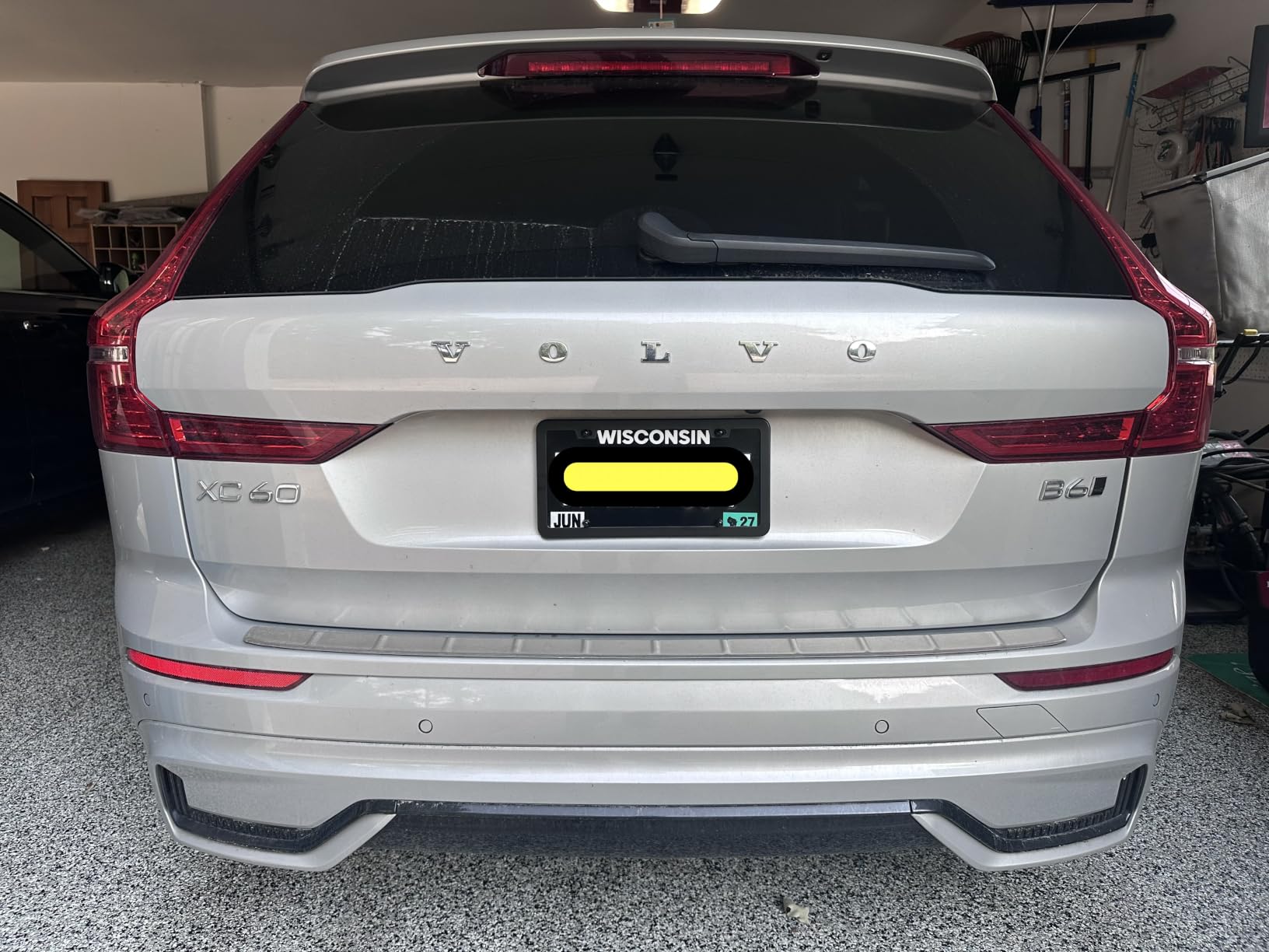 2PCS Premium Matte Black License Plate Frames, Solid Rust-Proof Aluminum Holder with 2 Holes, Universal Car Frame for Women and Man, Including Screws, by Lengnoyp. customer photo 1