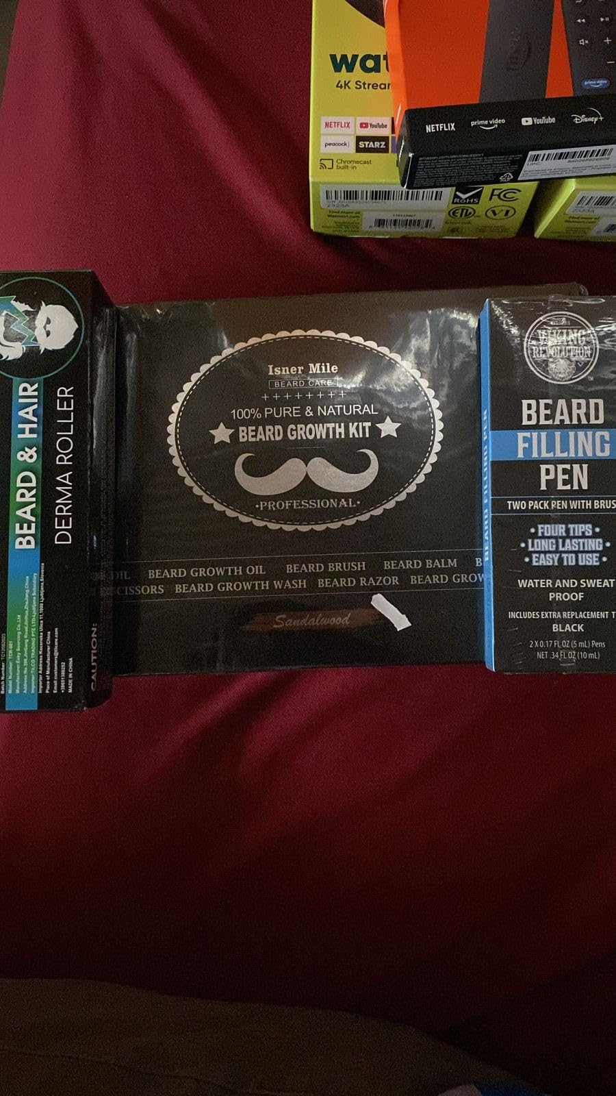 Beard and Hair Derma Roller (2 Pack) by Tilcare - Sterile Titanium Derma Roller 0.25mm customer photo 1