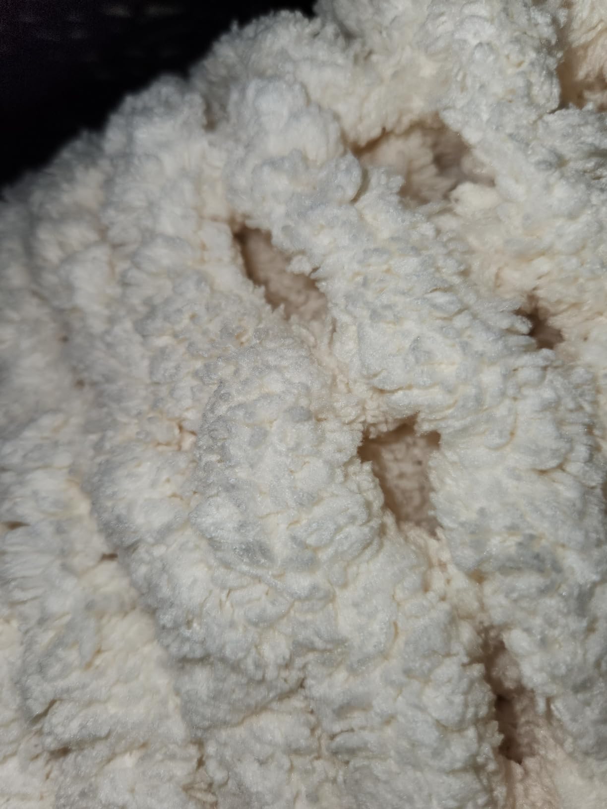 L'AGRATY Chunky Knit Throw Blanket for Couch, 50'' x 60'' Knit Throw, Ivory customer photo 1
