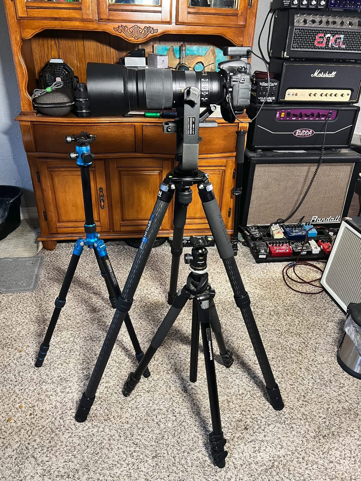 Carbon Fiber Tripod WEYLLAN LX9 Professional Heavy Duty Tripod for Camera, with 75mm Bowl and Adapter, 40mm Leg Tube, 10 Layers Carbon Fibre Bowl Tripods Camera Max Load 88lbs/40kg customer photo 2