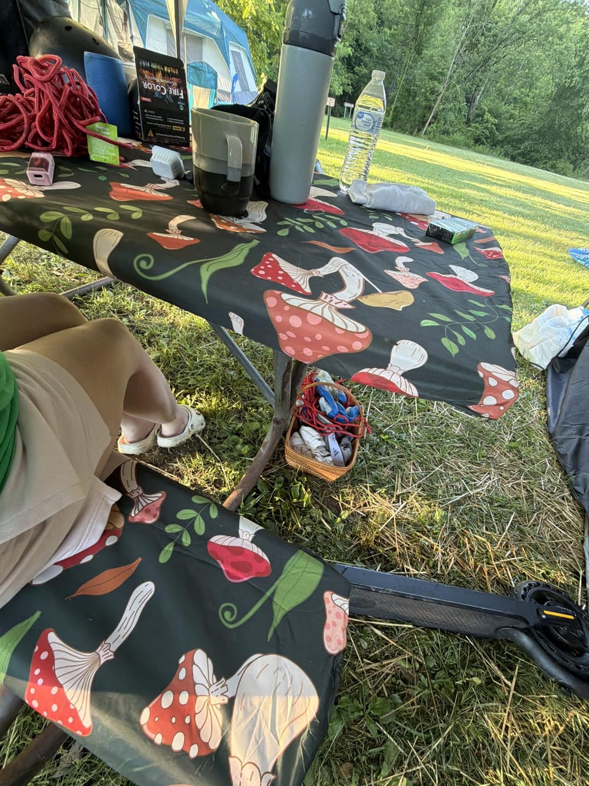 Play Tailor Picnic Table Cover Bench Covers Camping Essentials Tablecloth customer photo 1